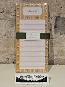 Lady Jayne Magnetic List Pad & Pen - Best Mom Ever - LJ82024