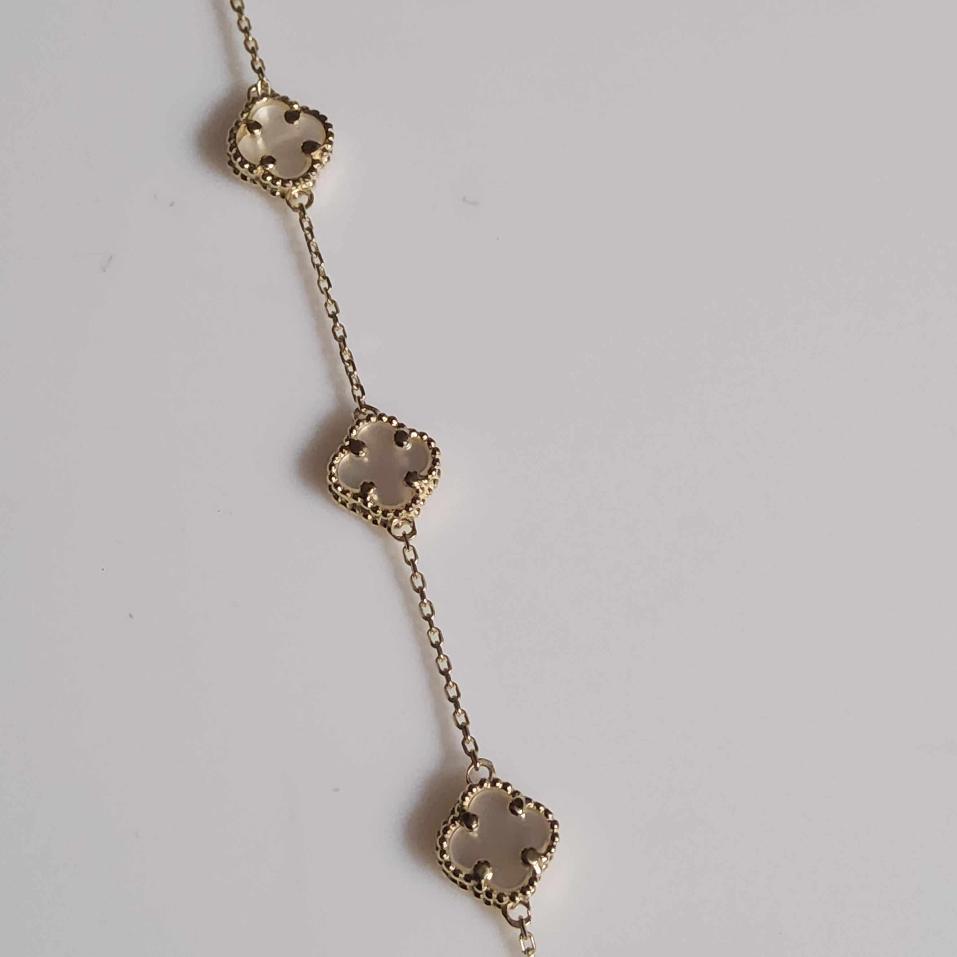 Yellow Gold (10Kt) Synthetic Stones / Fancy Link Bracelet - Extendable 7.0-7.5-inch - 9071 - $676