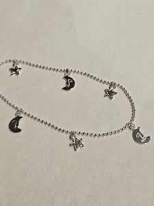 S/SBracelet  - Moon and Star - 76