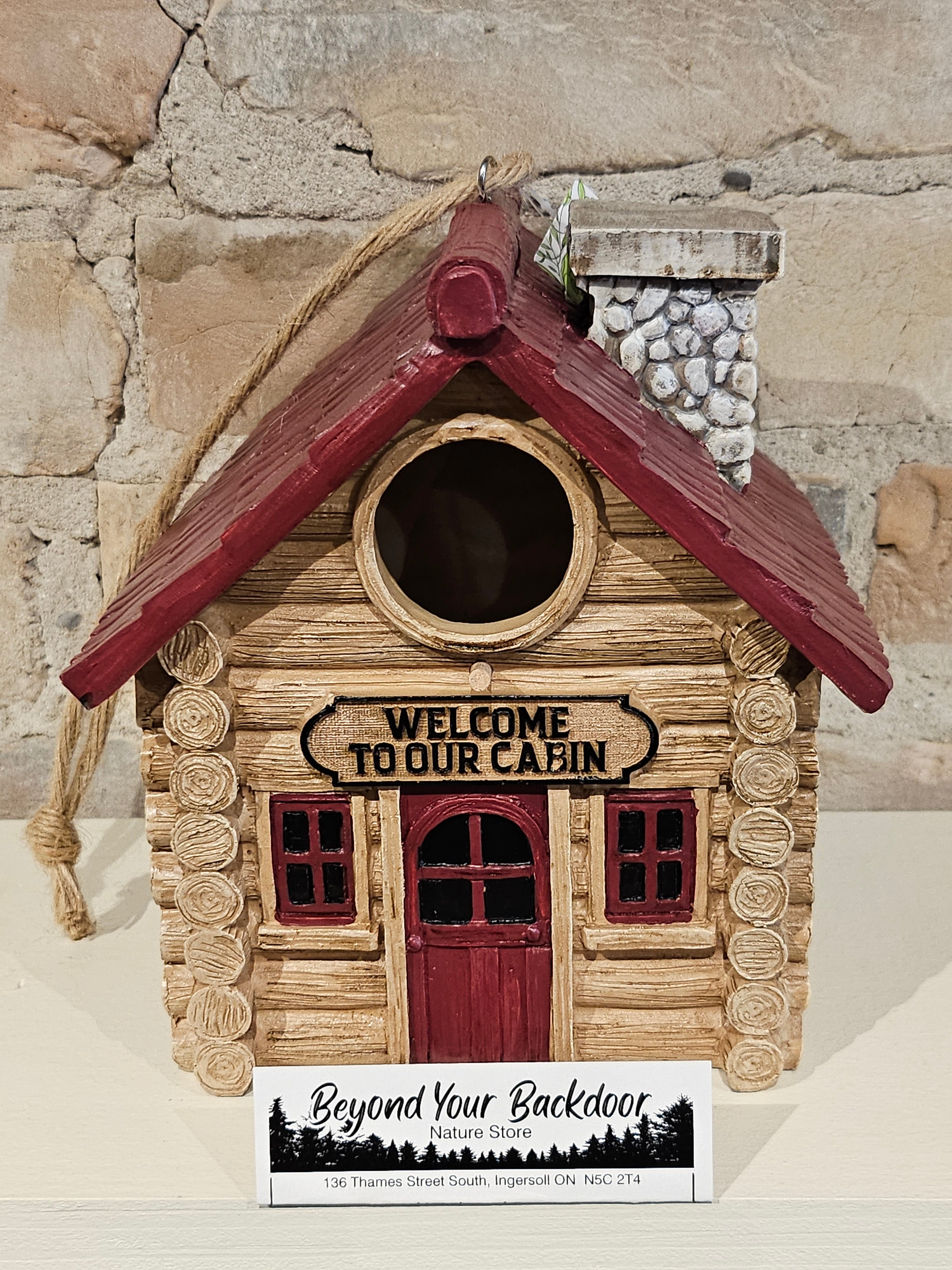 Birdhouse - Decorative - Cabin Birdhouse - 10338