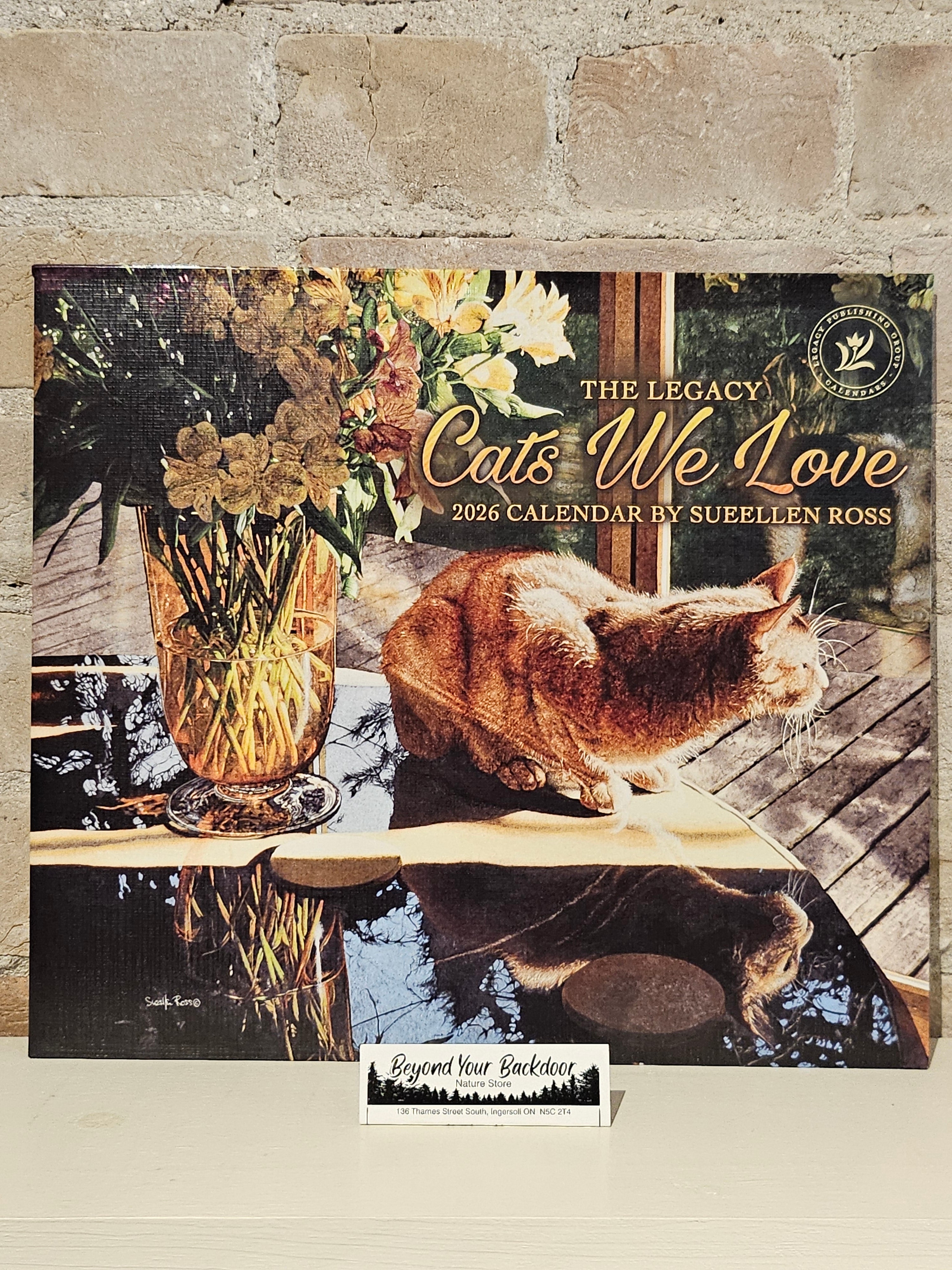 2026 - The Legacy Cats We Love Calendar - by Sueellen Ross - WCA103795