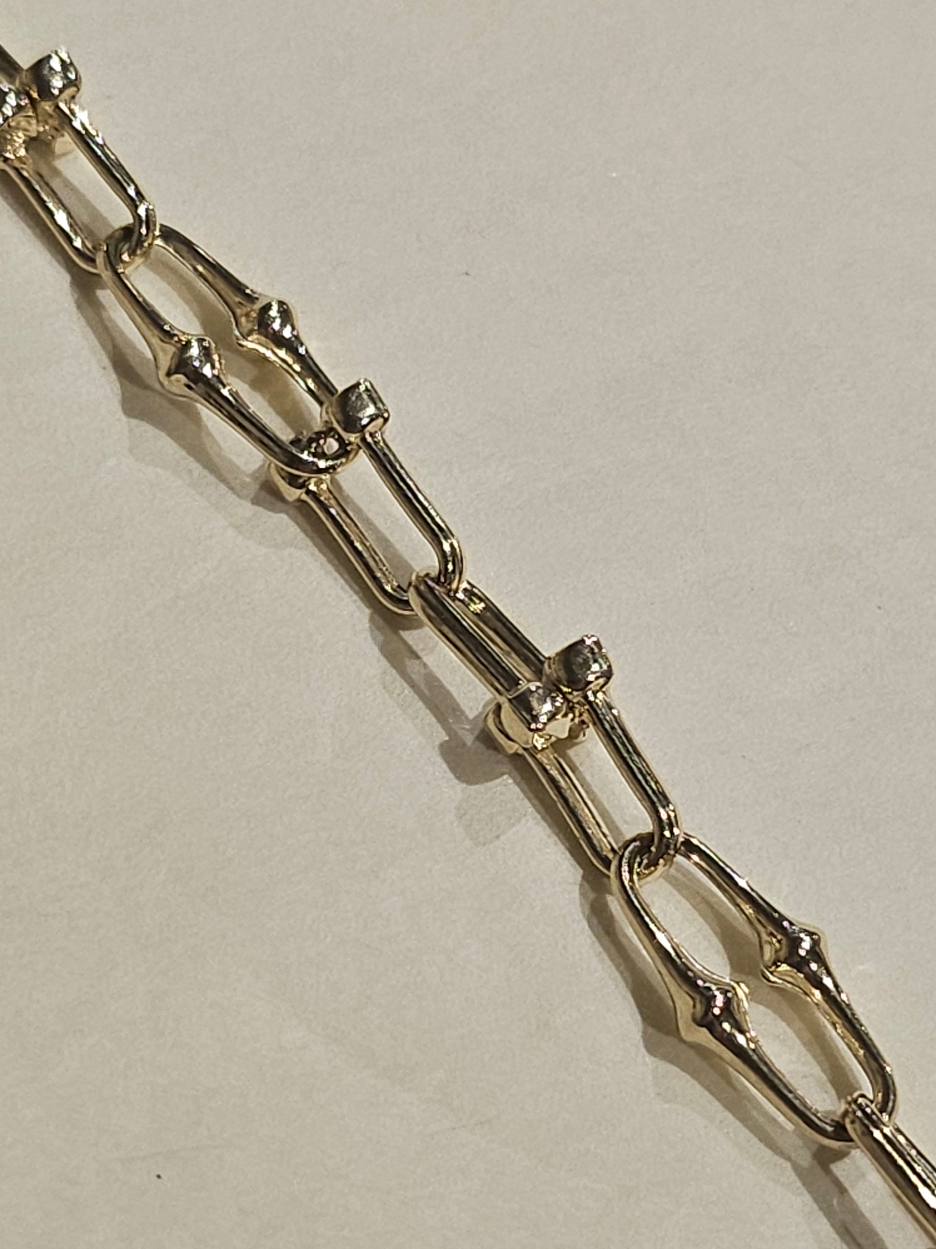 Yellow Gold (10Kt) Link Bracelet - 7.5-inch - 9072 - $917