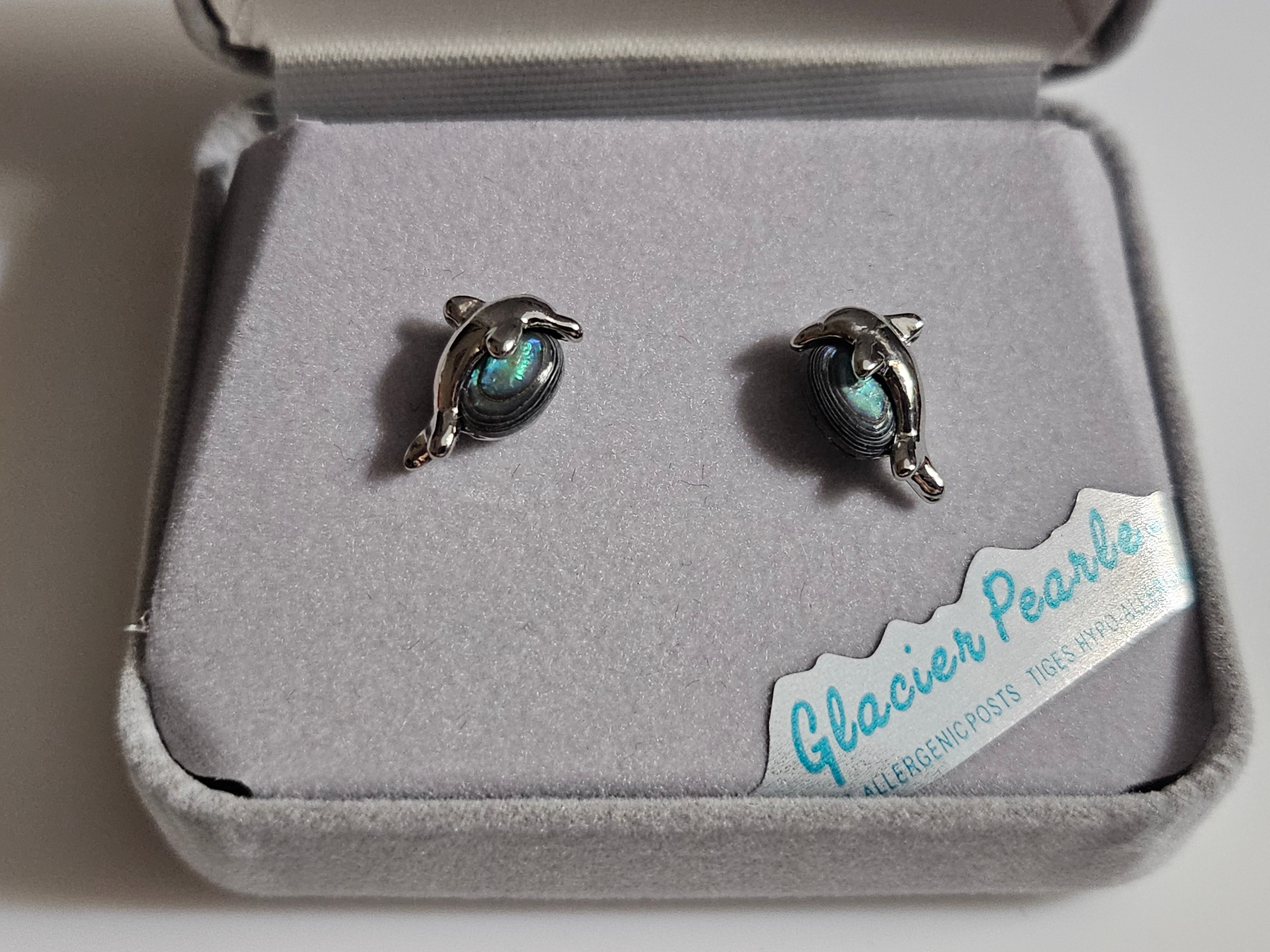 Storrs Earrings - Dolphin - Glacier Pearle - 8011007