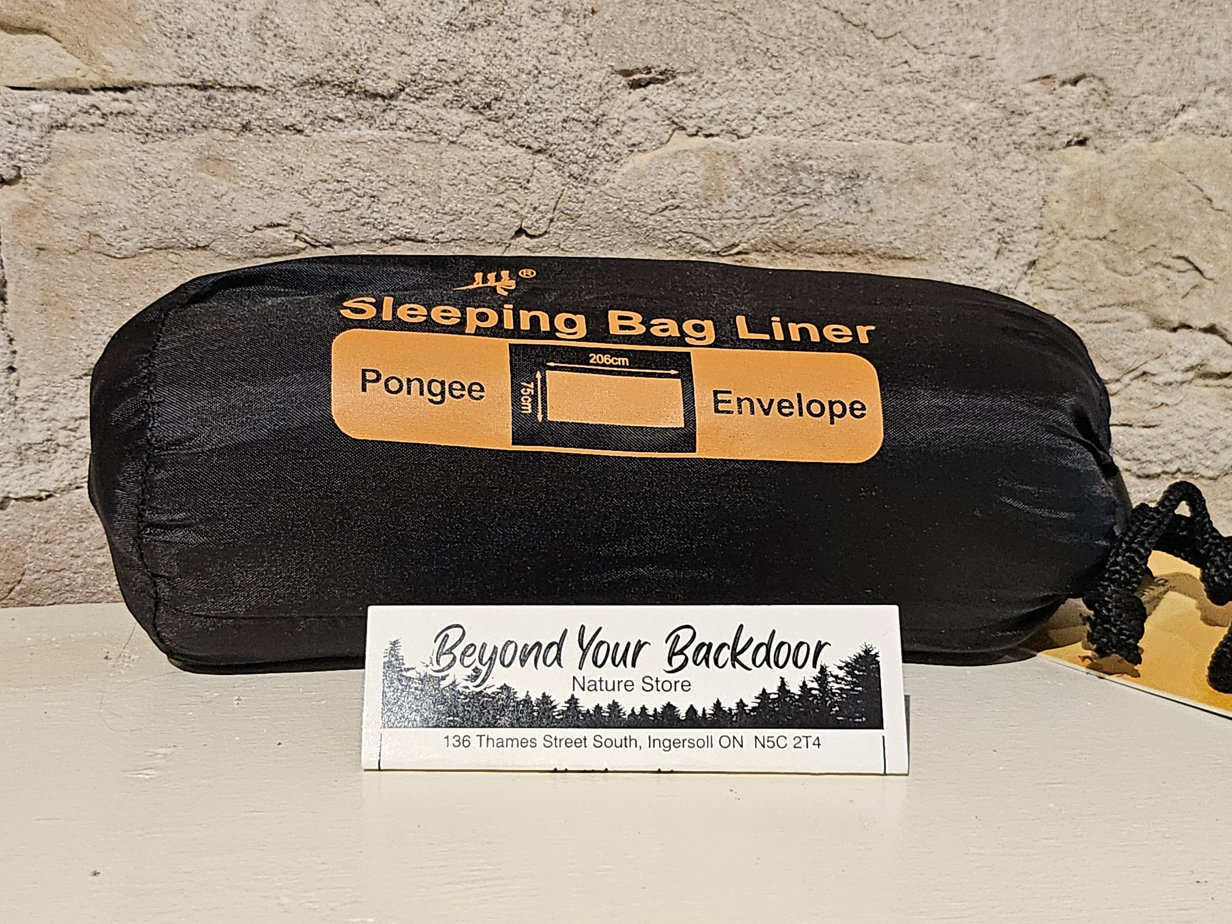 Ace Camp Sleeping Bag Liner - Pongee - Envelope Style - 75x206cm - 3968