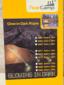 Ace Camp Glow in the Dark Rope - 9061