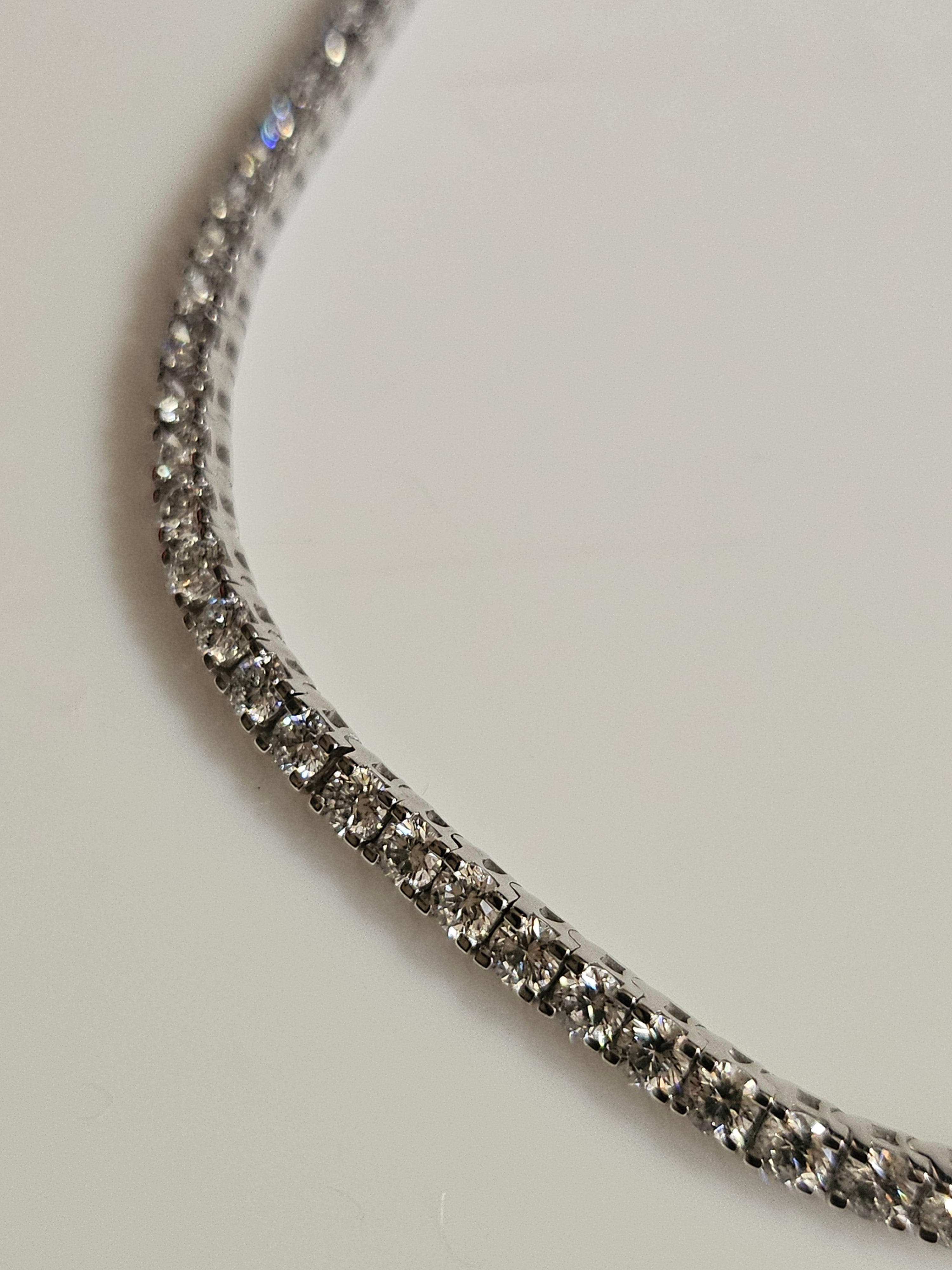 Gold Tennis Bracelet 10Kt - 7 inch (Lab Grown Diamonds)