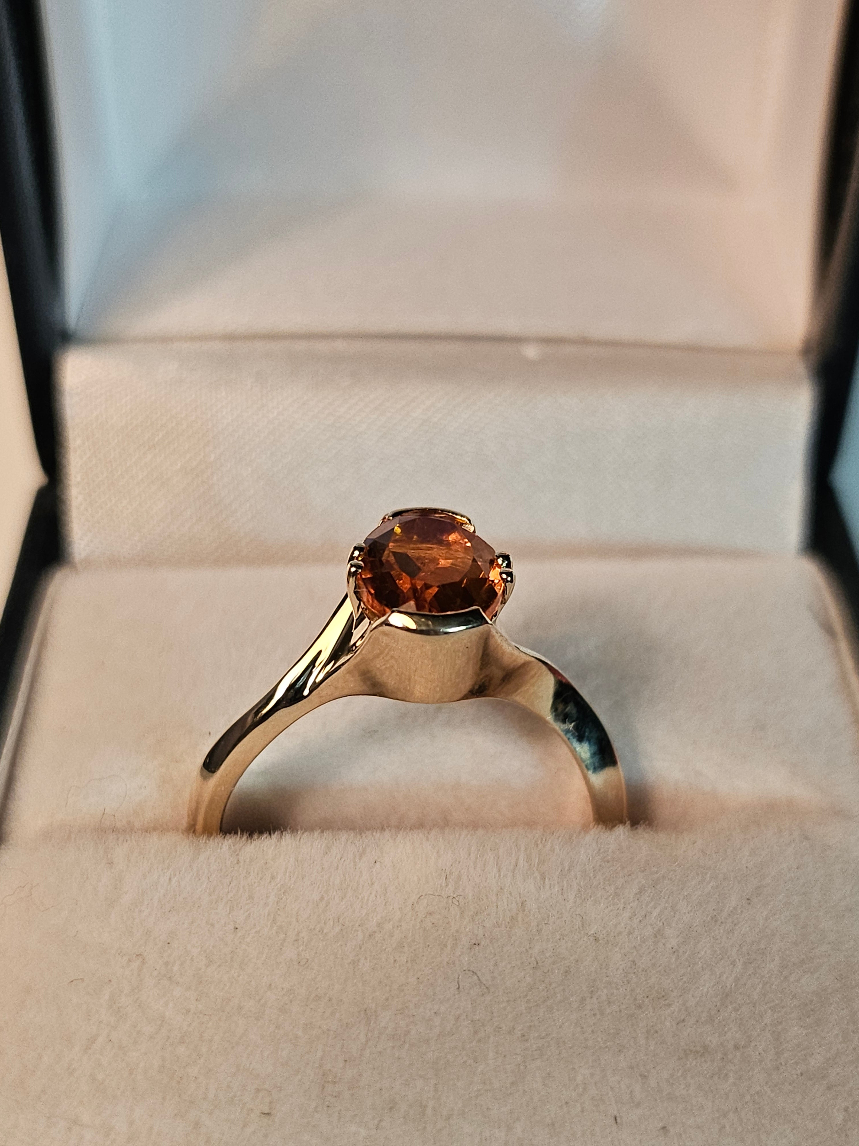 Oval Cut Citrine Ring - 639N3 - $1138