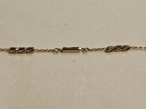 Yellow Gold (10Kt) Fancy Link Bracelet 7.5-inch - 9078 - $386