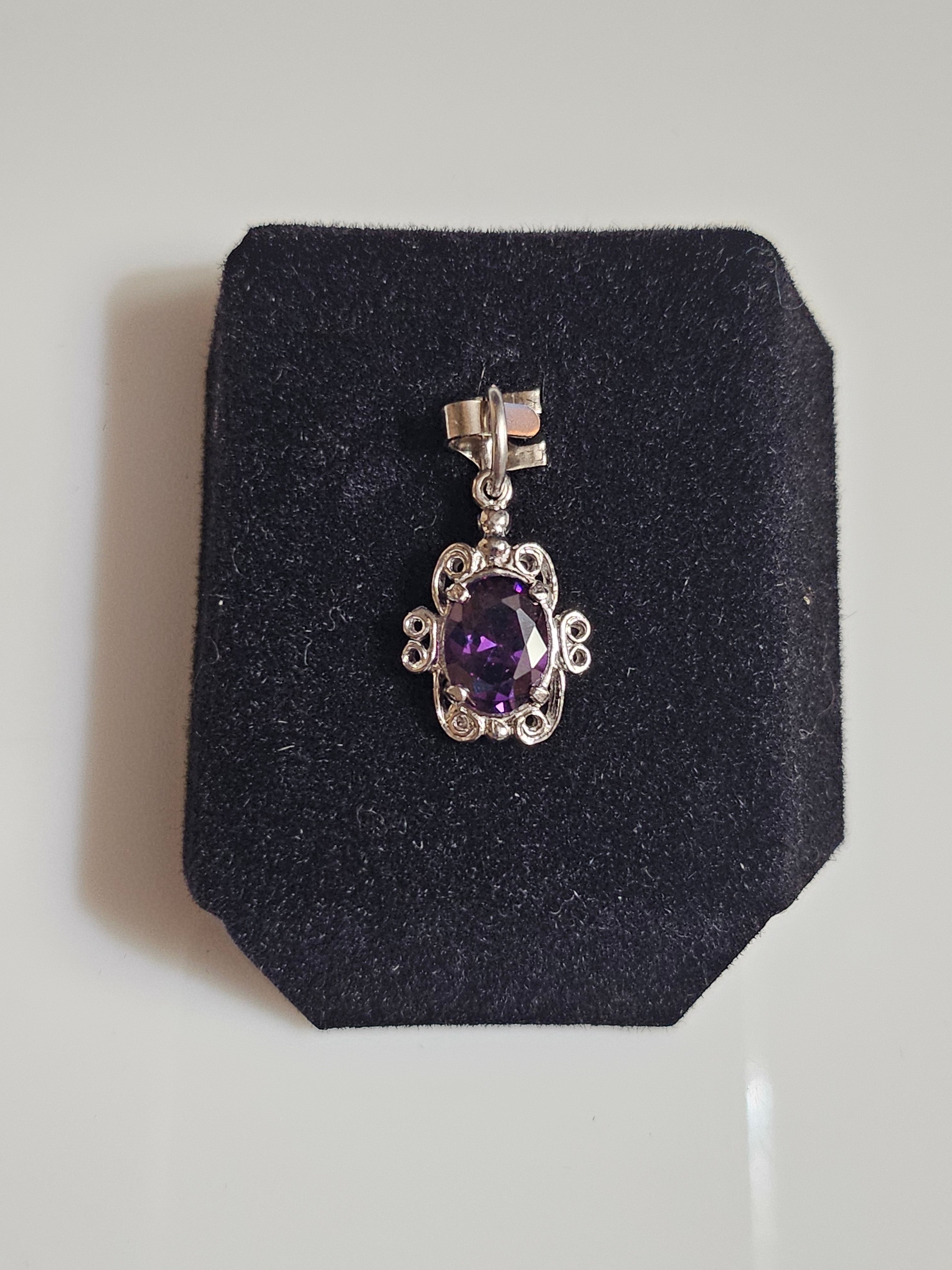 S/SCharm - Purple Stone - 4764