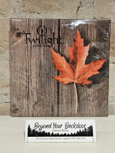 Twilight Collection Napkins - 20 Tissue Luncheon Napkins - Lonely Leaf - P1650