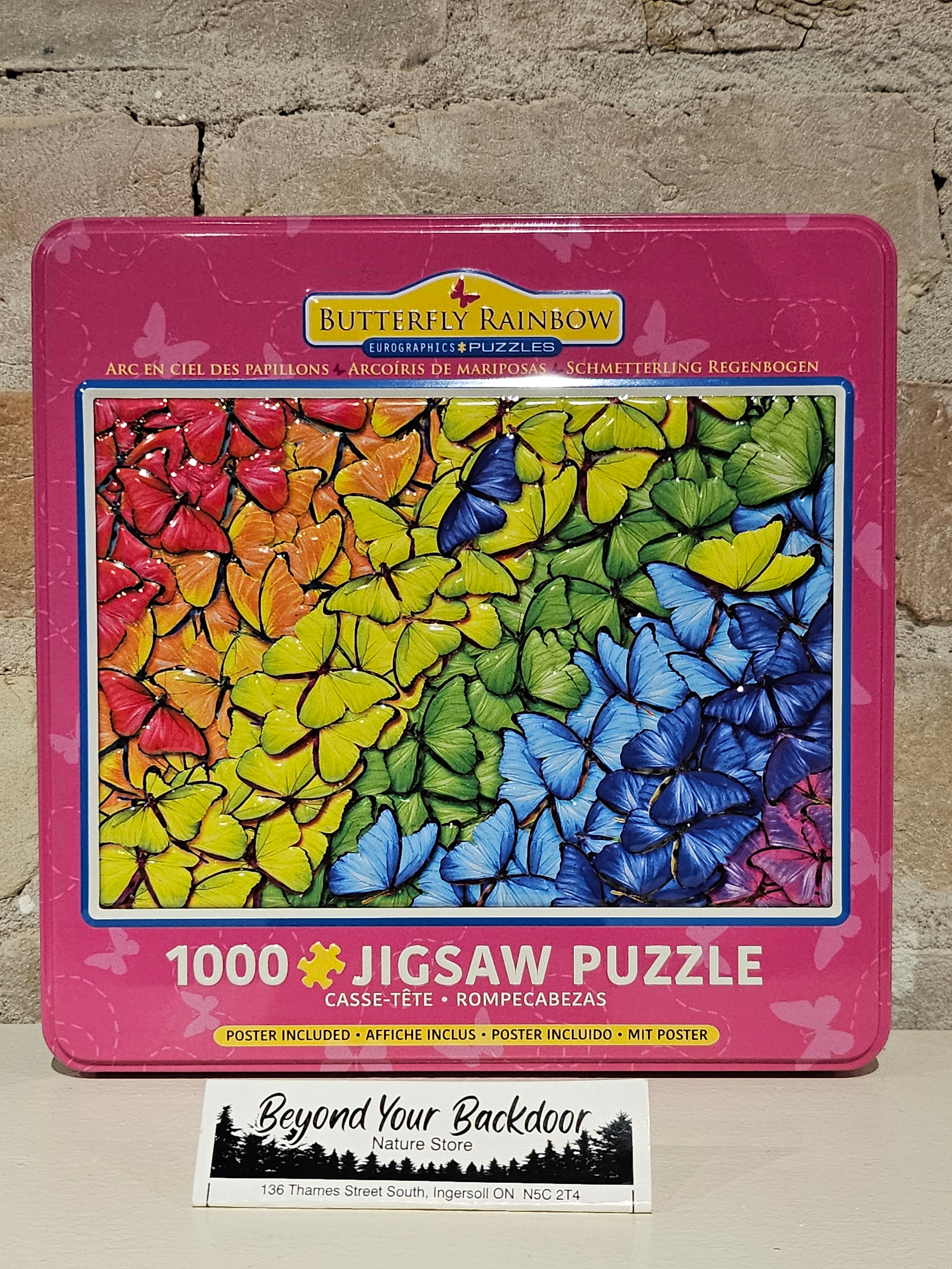 Eurographics Puzzle - Tin - Butterfly Rainbow - 1000 pieces - 8051-5603