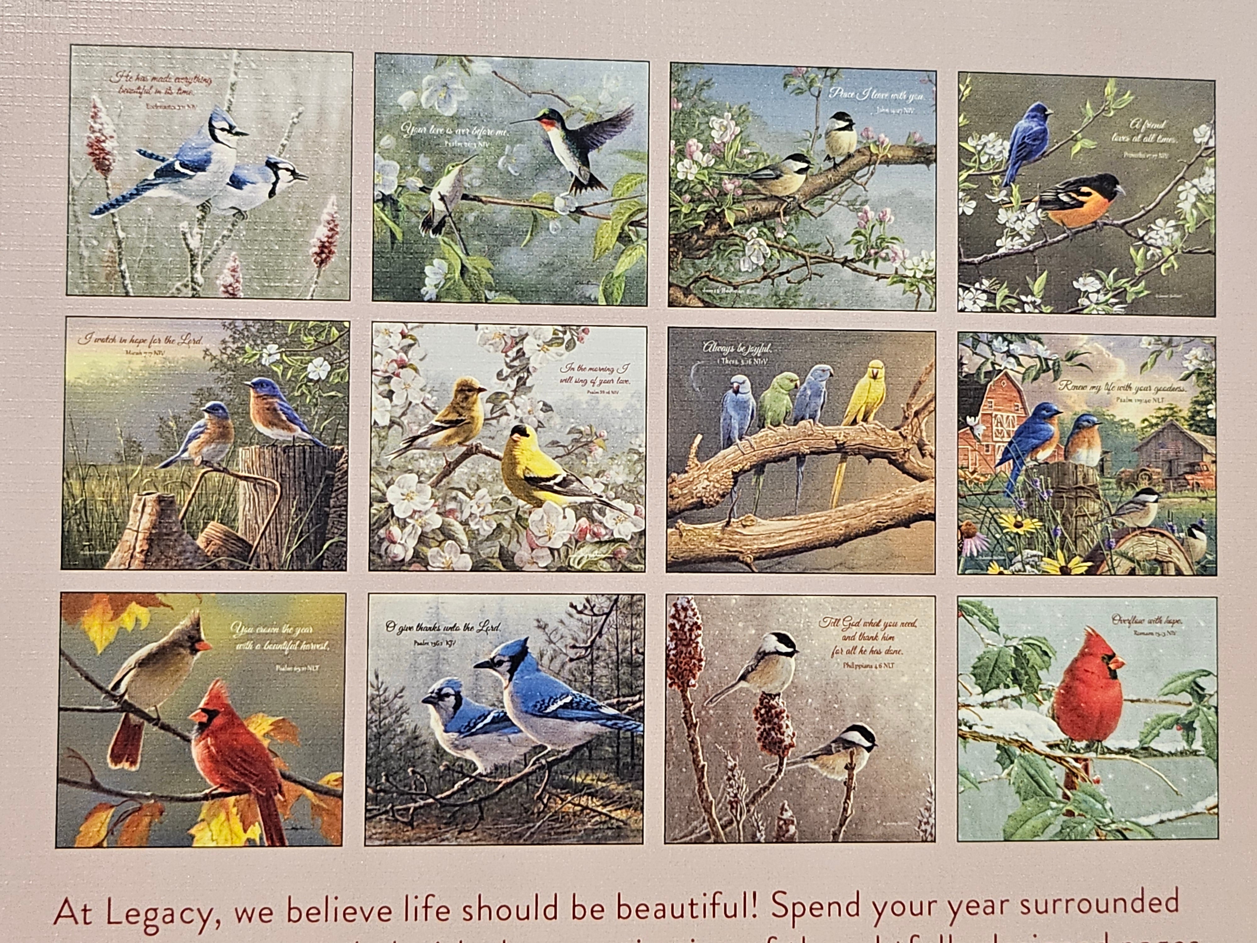 2026 - The Legacy Songbirds of Faith Calendar - Hautman Brothers Collection - WCA104457