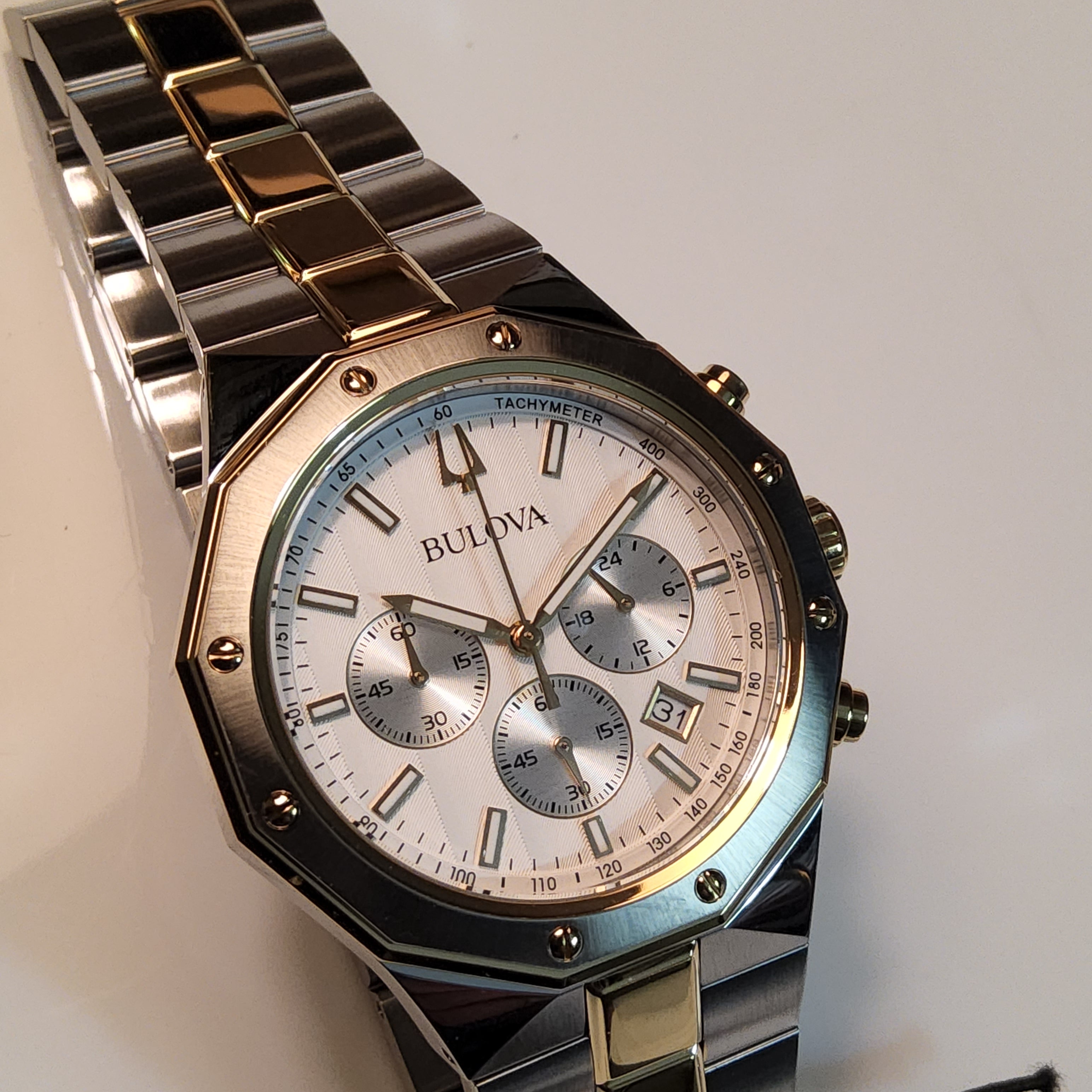 Bulova Stainless Steel Watch - 98B450 - Prestige