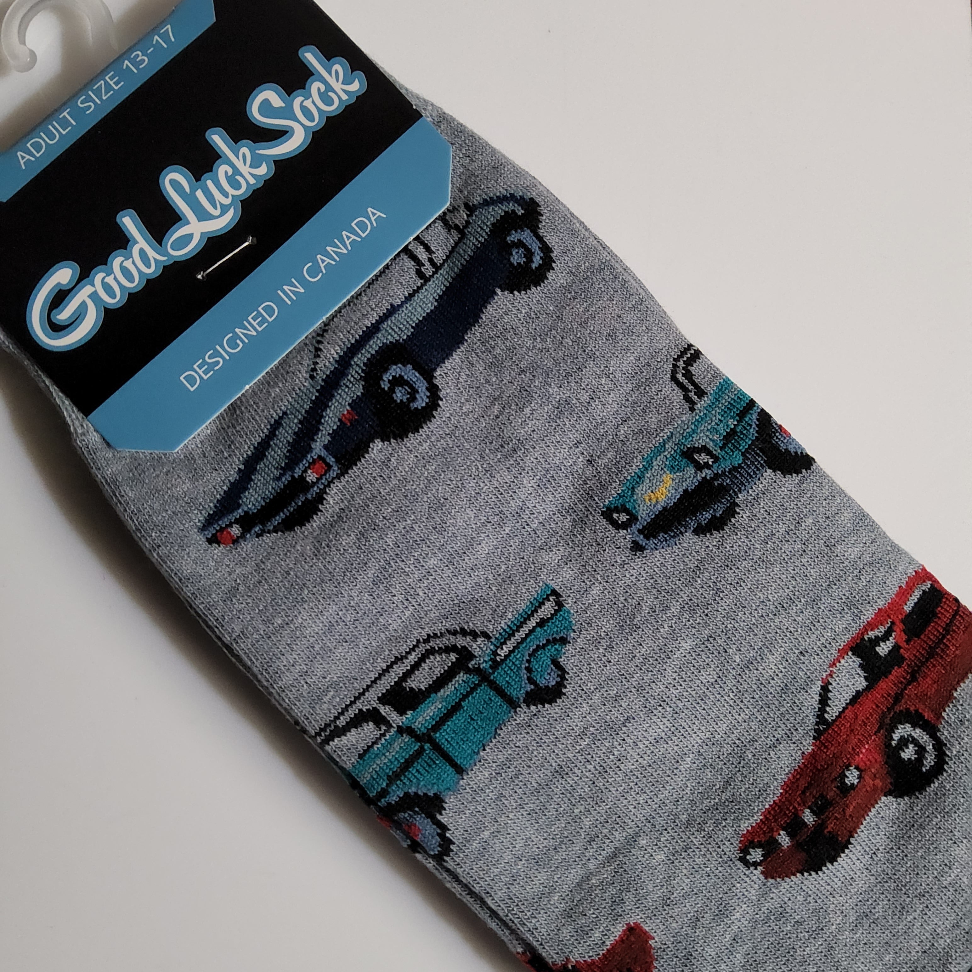 Big and Tall - Good Luck Sock - Mens - Sizes 13-17 - ASSORTED DESIGNS