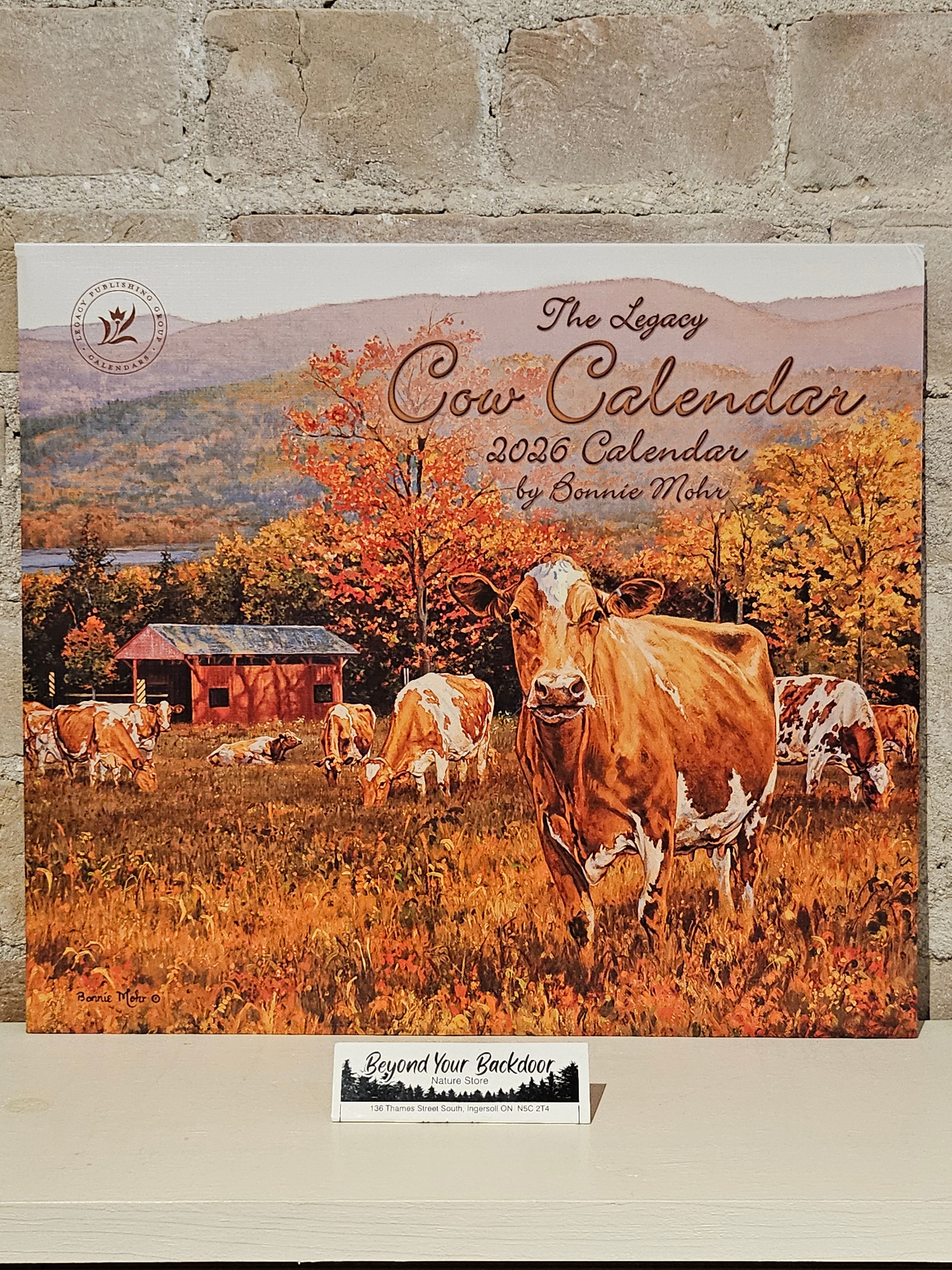 2026 - The Legacy Cow Calendar - by Bonnie Mohr - WCA100551