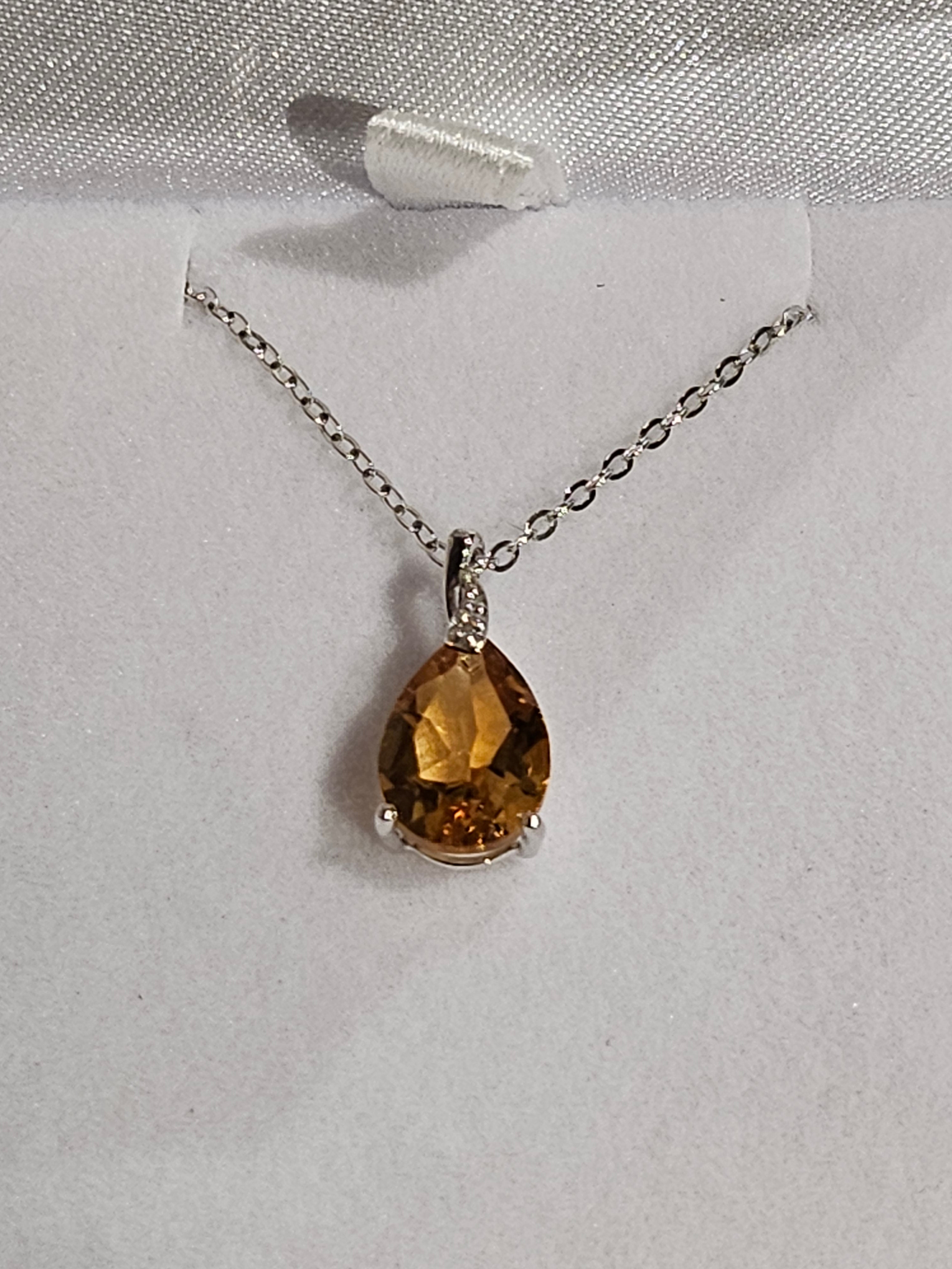 Citrine S/SPendant - PB2740