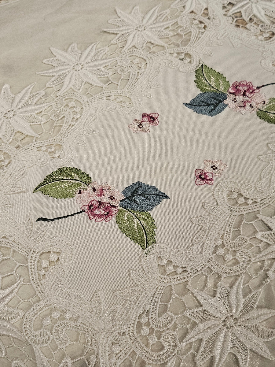 Table Linen - Hydrangea (Pink) - Assorted Sizes - A131 – Lesser Jewellers