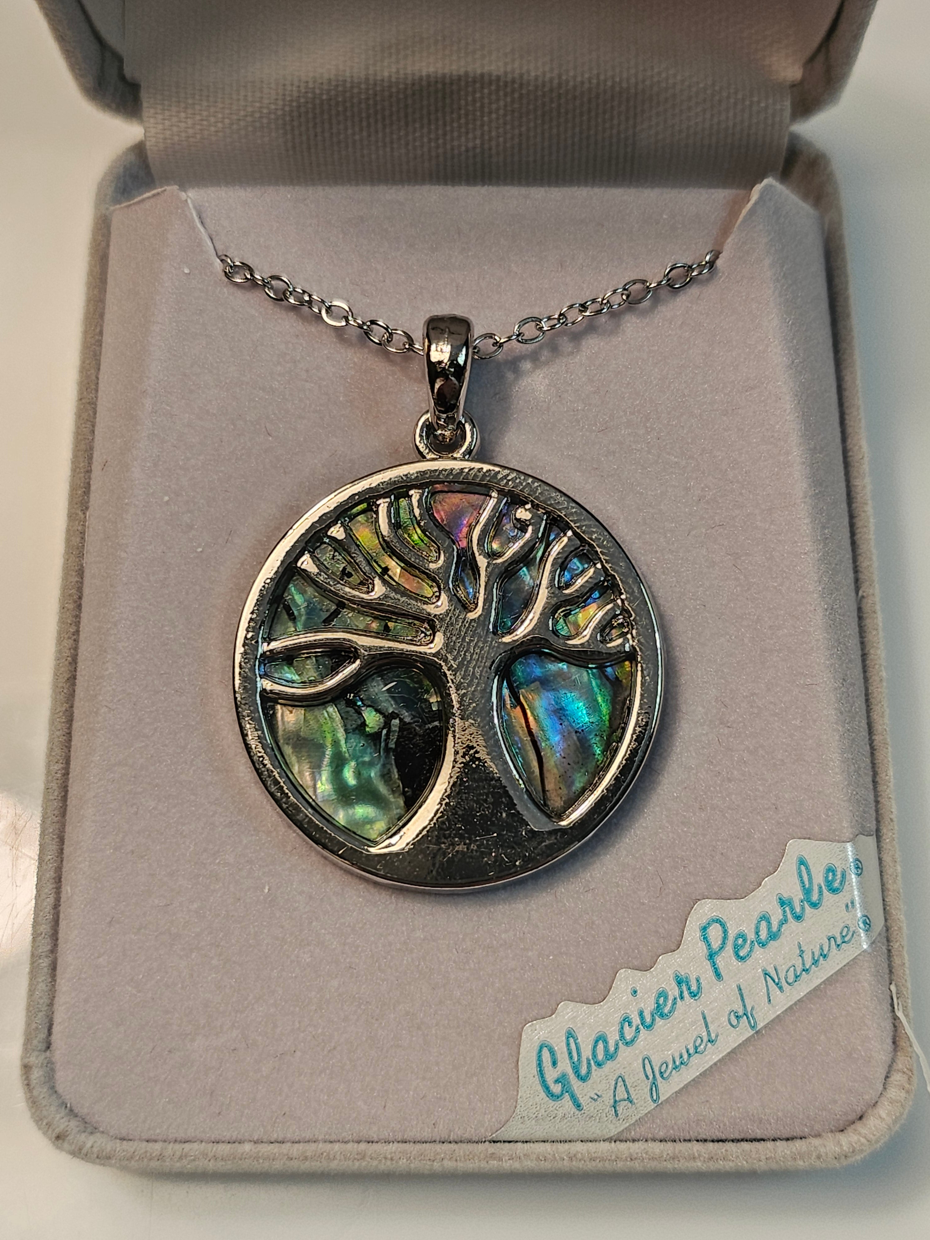 Storrs Necklace - Tree of Life - Glacier Pearle - 8021013
