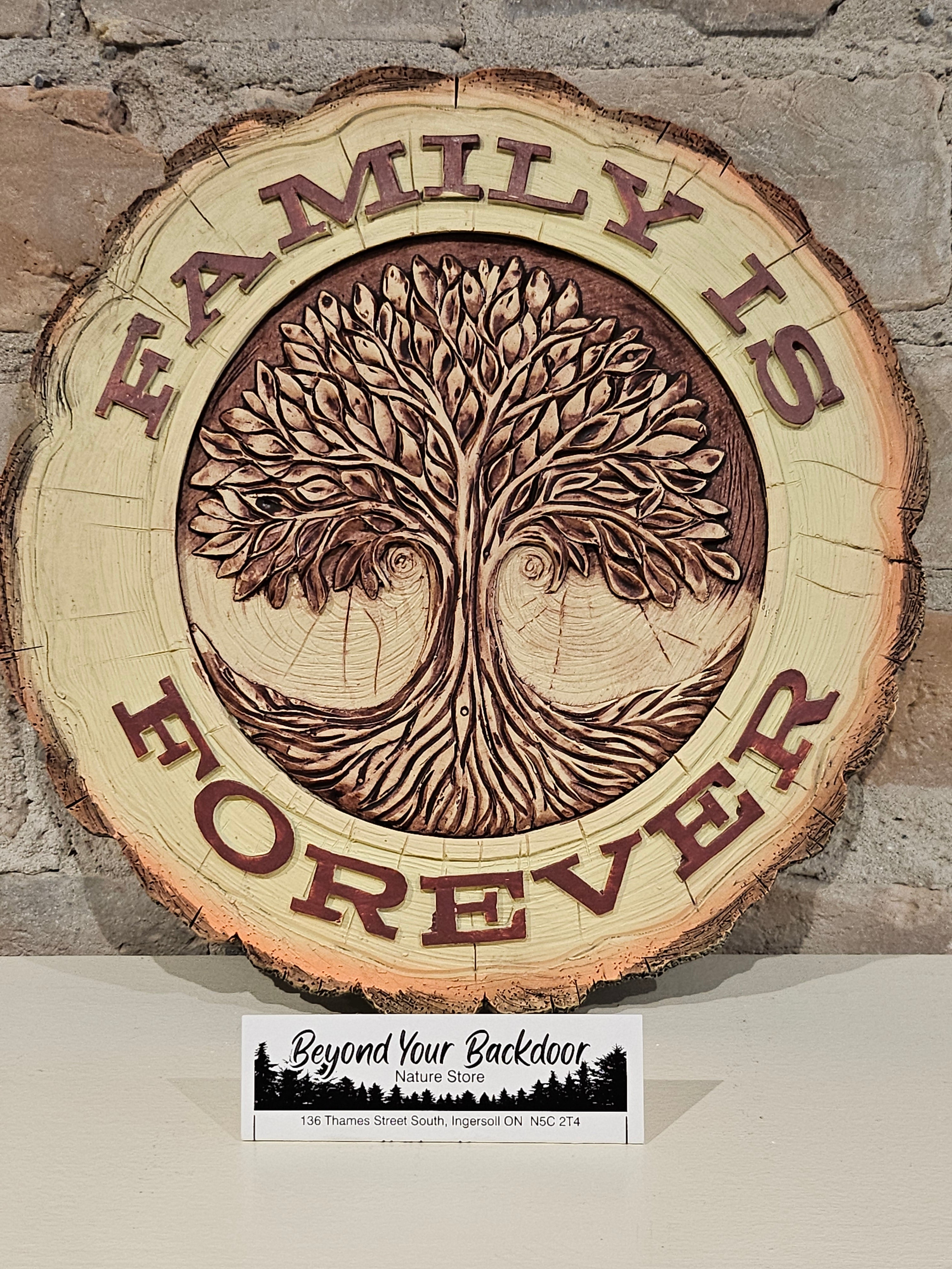 Stepping Stone / Wall Plaque - Family Tree - 12989