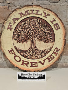 Stepping Stone / Wall Plaque - Family Tree - 12989