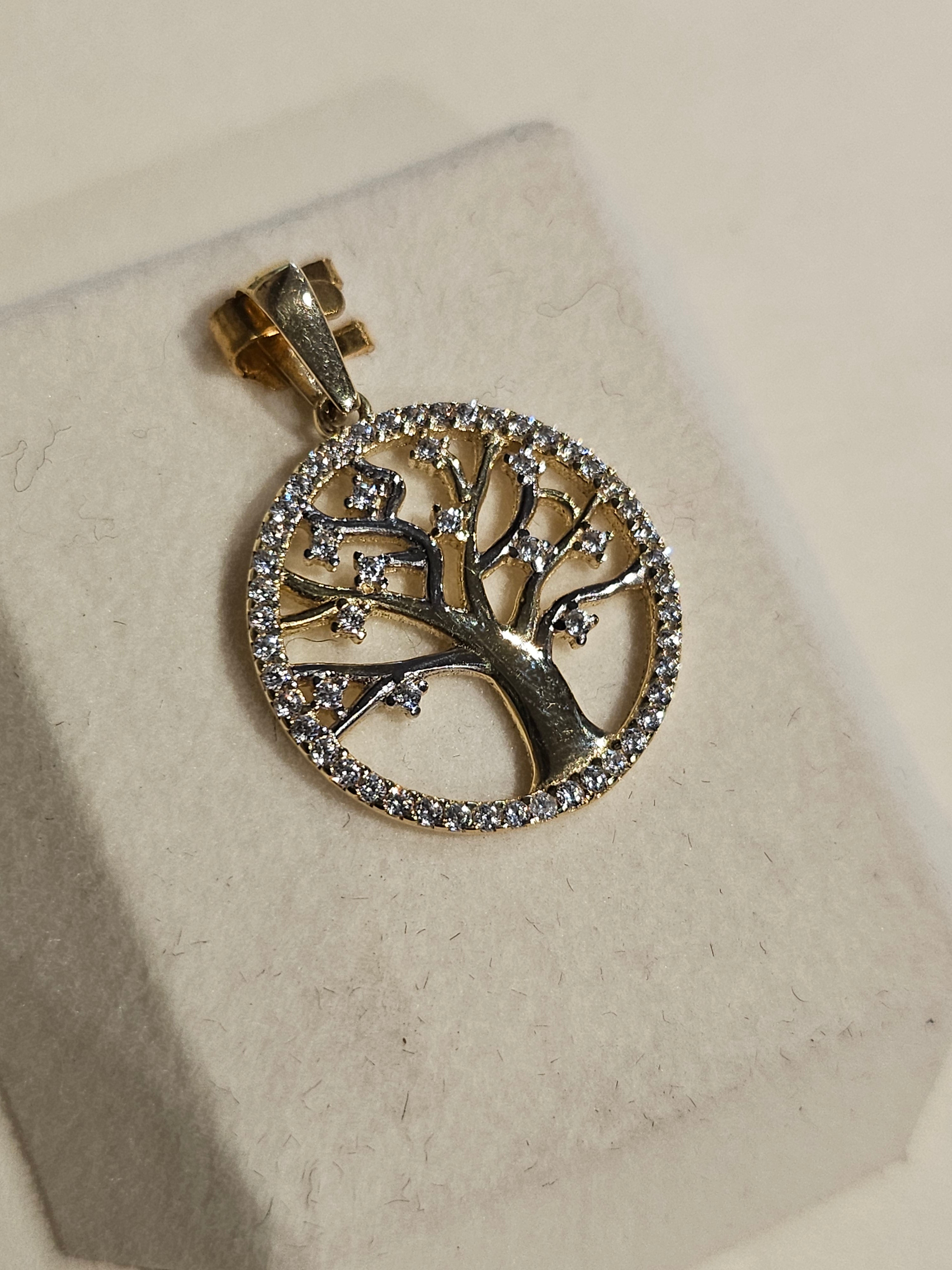 Gold Charm - Tree of Life - 2138