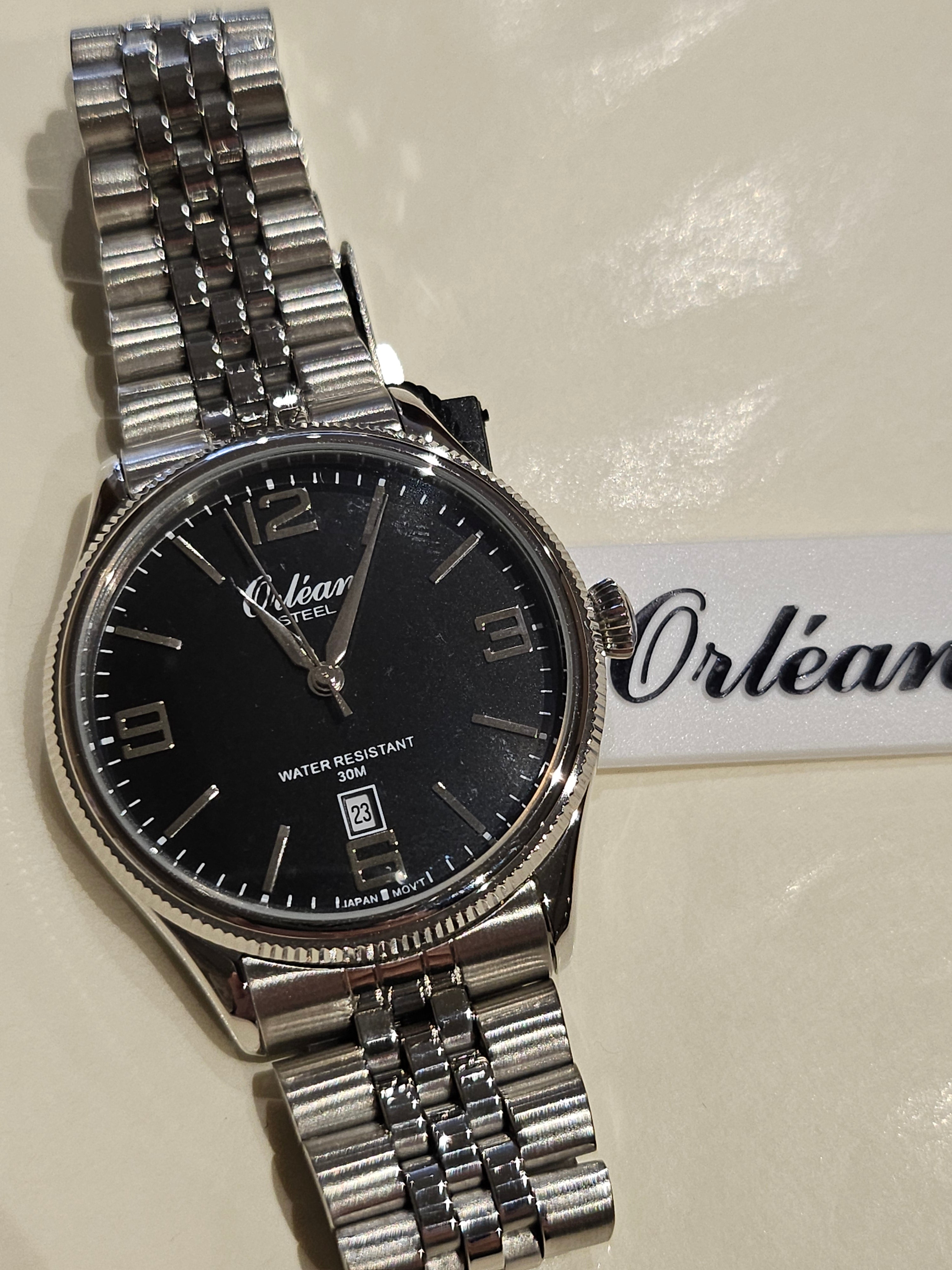Orlean Watch - Black Face - ME3524