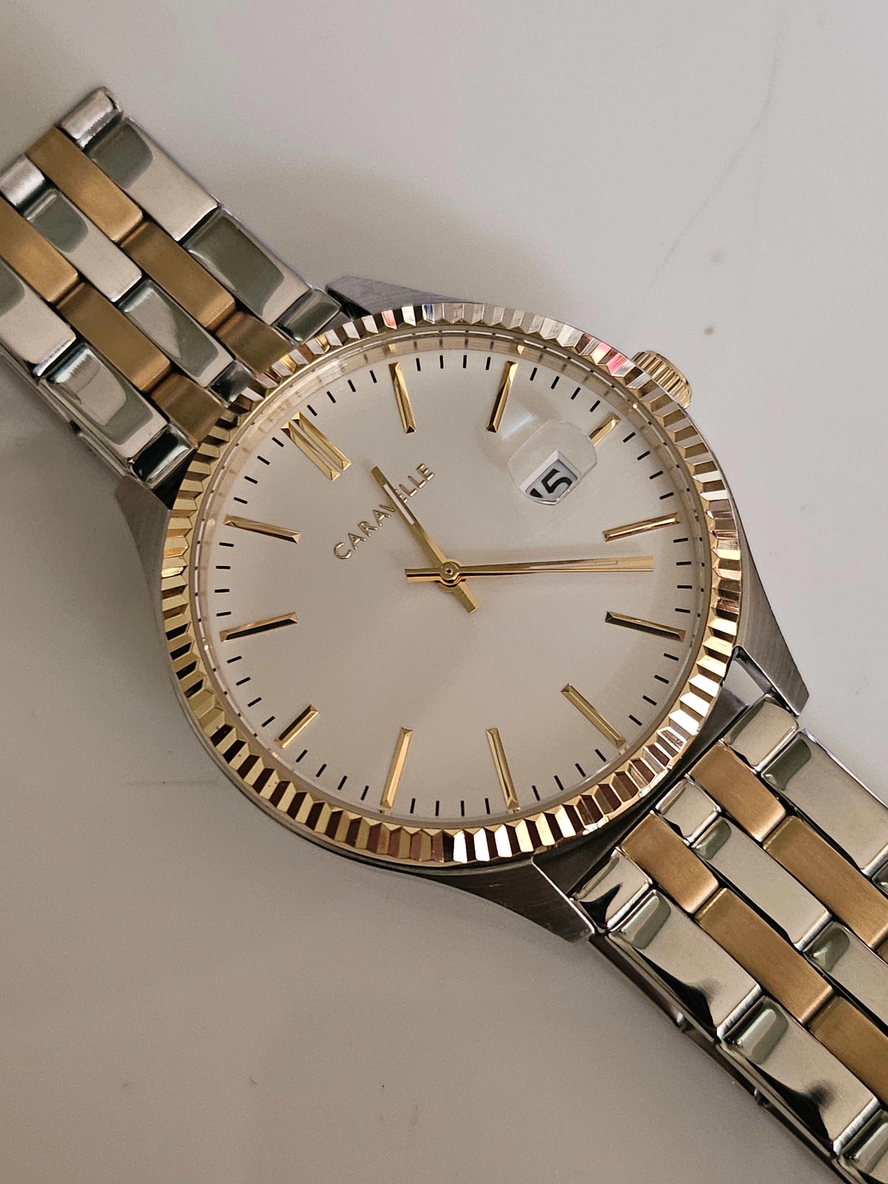 Caravelle Stainless Steel Watch  - 45B148