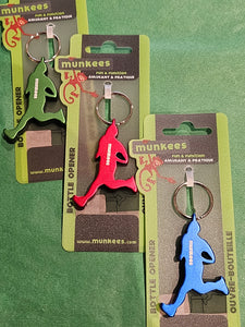 Munkees Bottle Opener on Split Ring - Assorted Designs