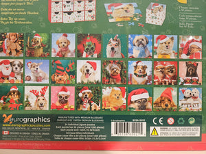 Eurographics Advent Calendar - Christmas Paws (Dogs) - 24 Jigsaw Puzzles  - 8924-5921