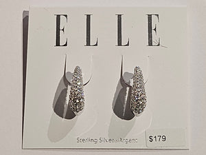 ELLE S/SEarrings - Hoop with cubic zirconia - Citadel - $179