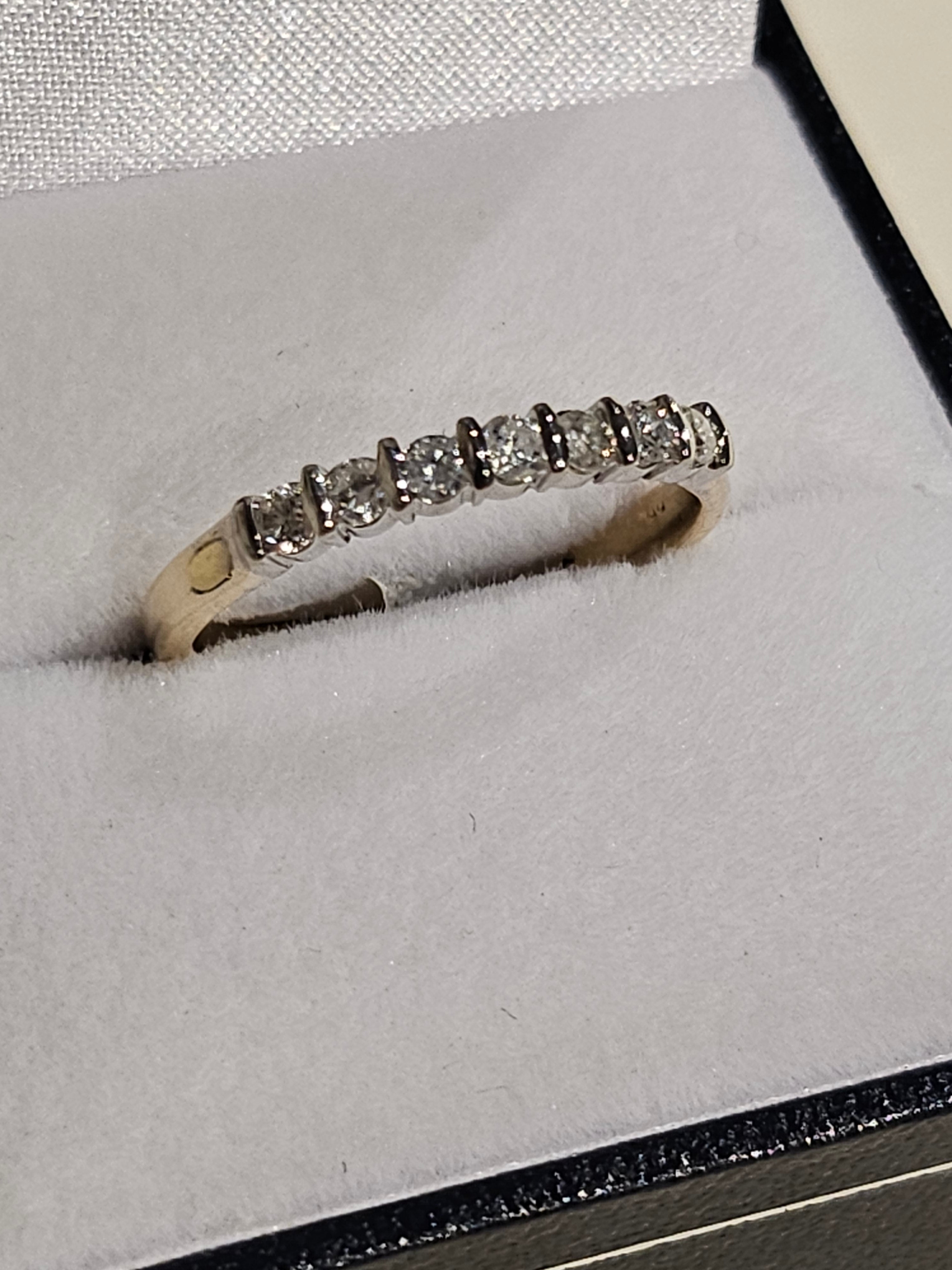 Diamond Anniversary Ring - Yellow Gold - XR7172D