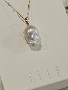 ELLE S/SChain - Baroque Pearl / Beaded Chain 38 inch - Genesis - $329