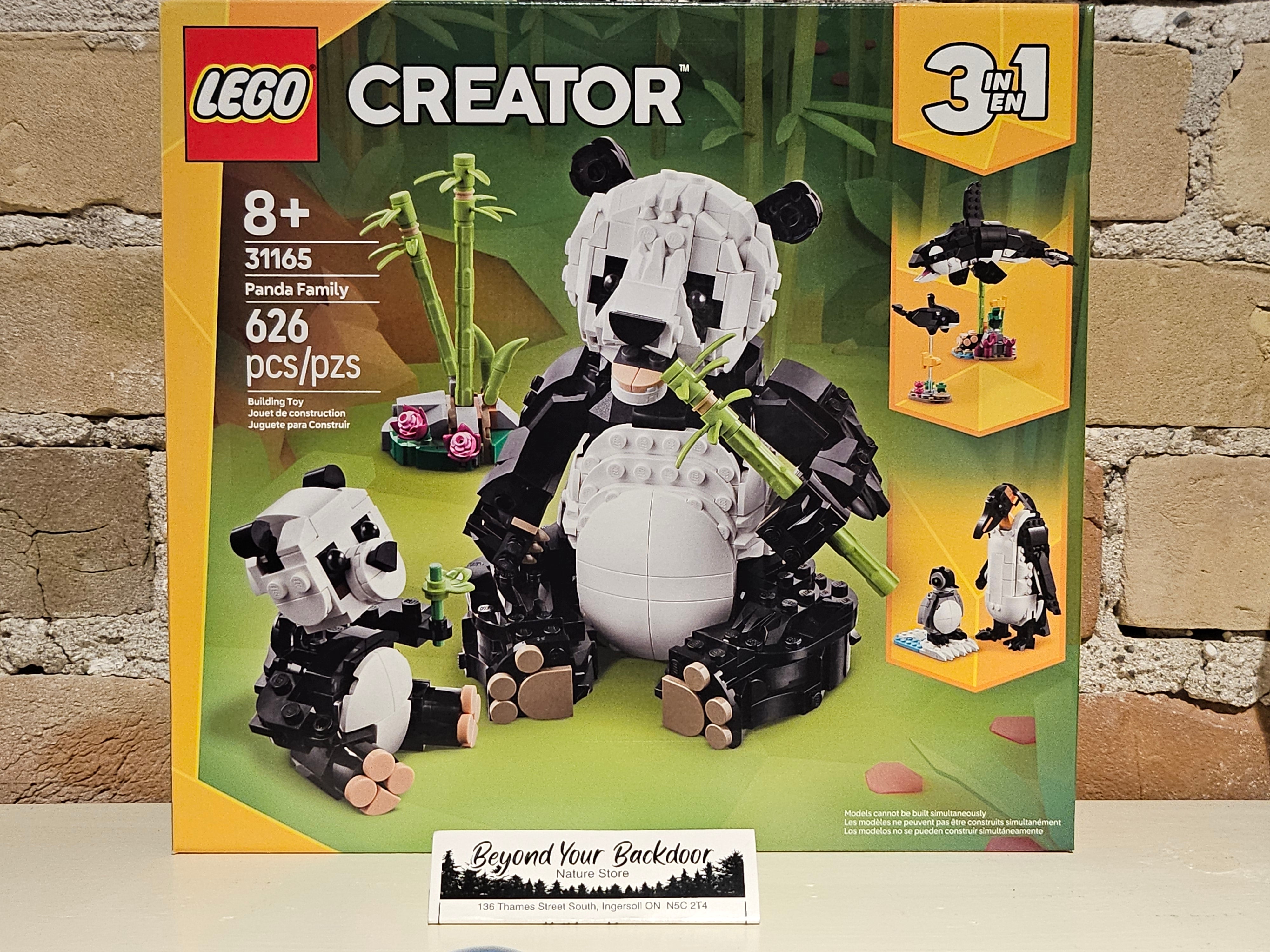 Lego Creator - 3in1 - Panda Family - Age 8+ - 626 pieces - 31165