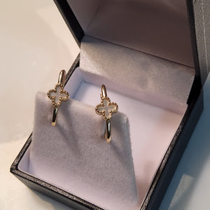 Leverback Earrings - Yellow Gold 10Kt - $339
