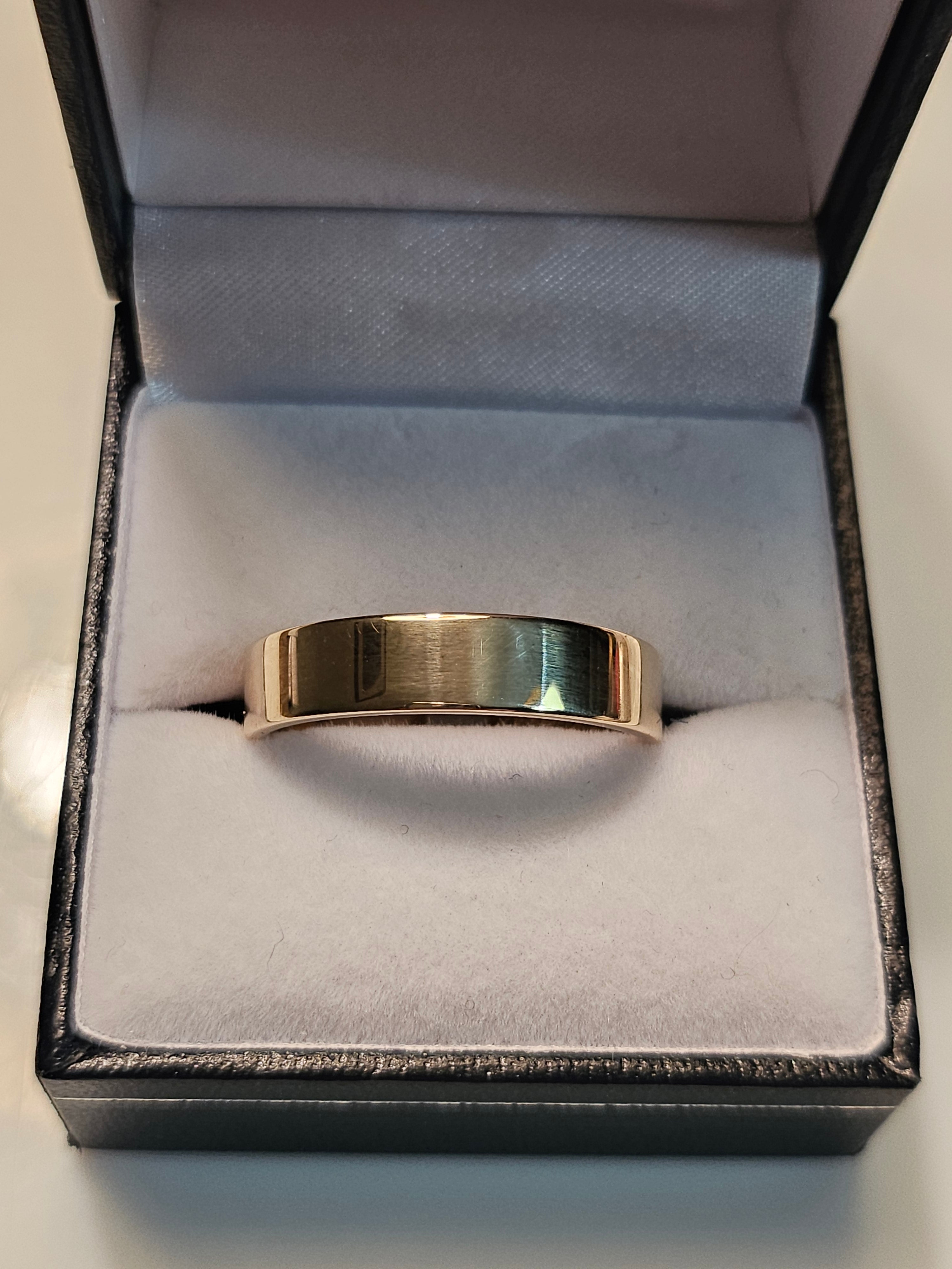 Gold Wedding Band - Men's 5T00RM - $1815