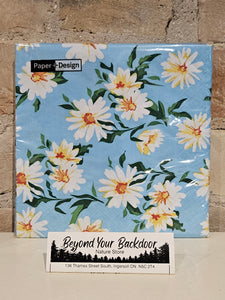 Paper+Design Napkins - 20 X 3-ply Tissue Luncheon Napkins - Daisies - 198236