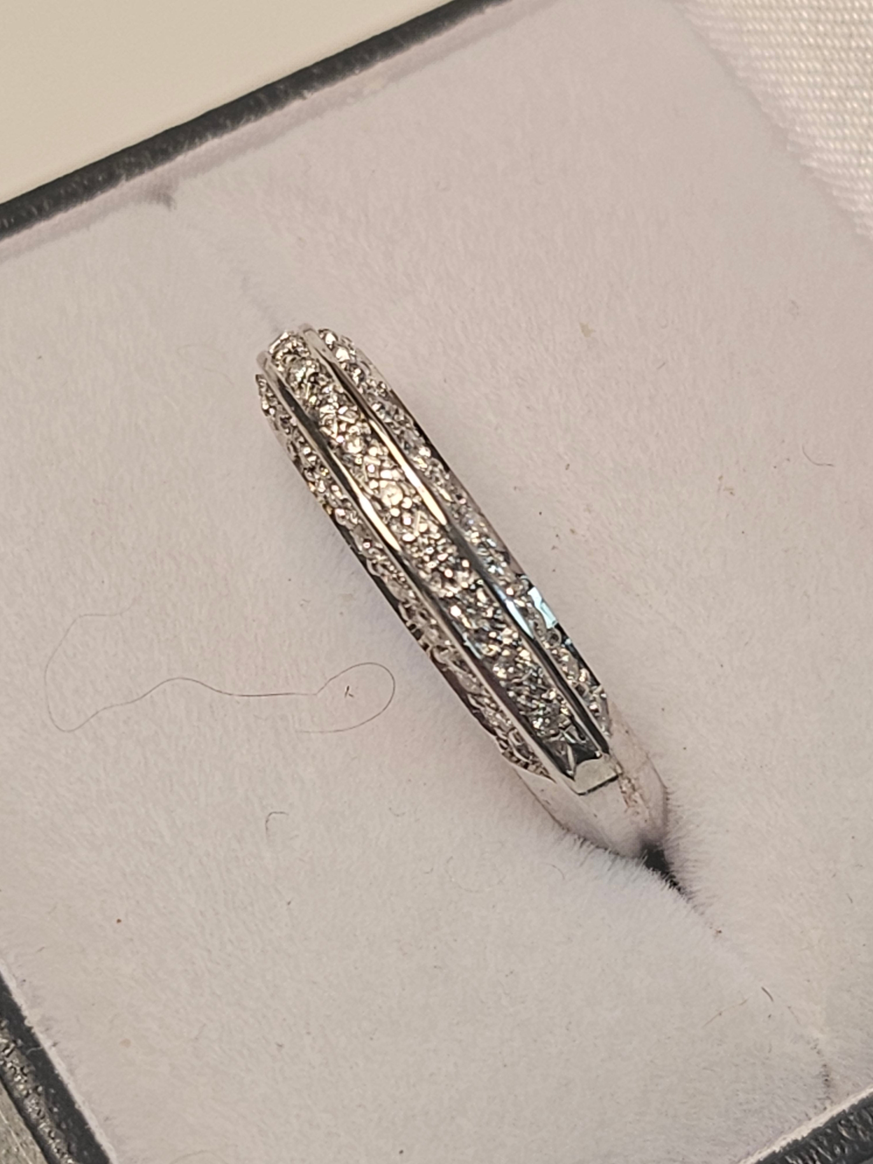 Diamond Anniversary Ring - White Gold - H2582W - $3267