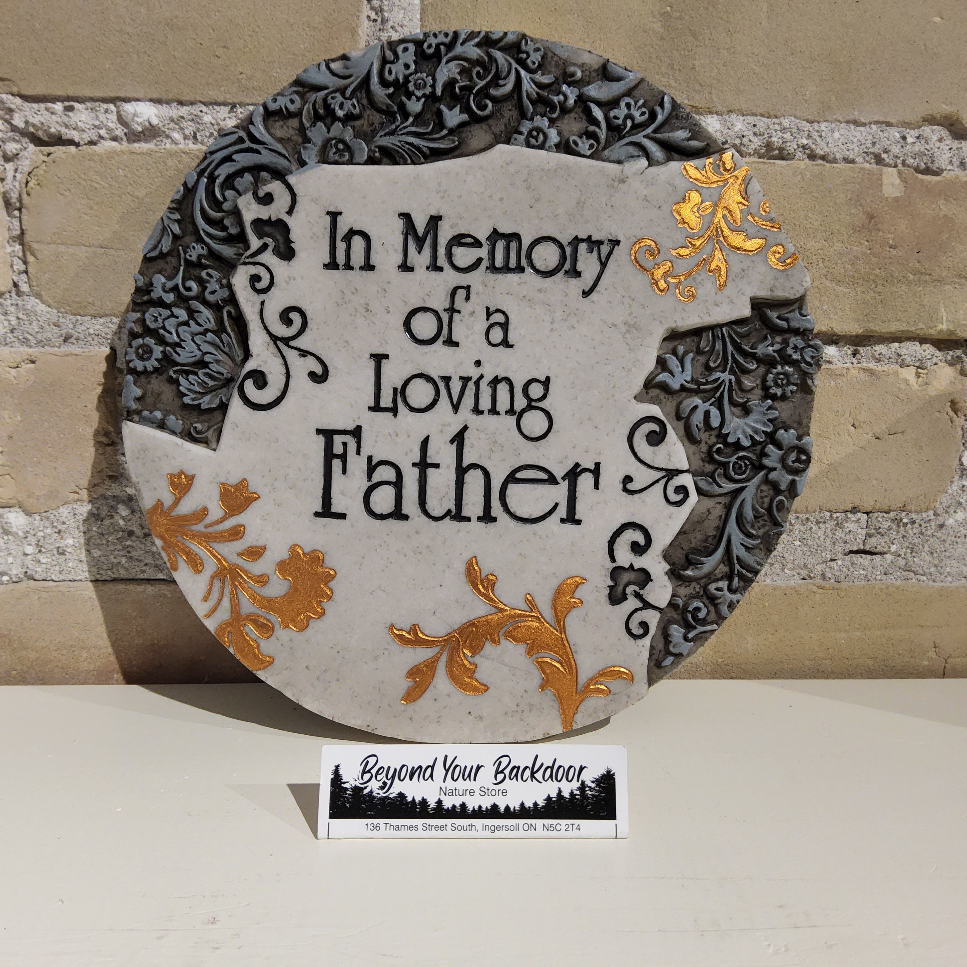 Stepping Stone / Wall Plaque - Memorial - Father - 13319