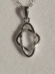 Diamond Pendant - White Gold - SP6696