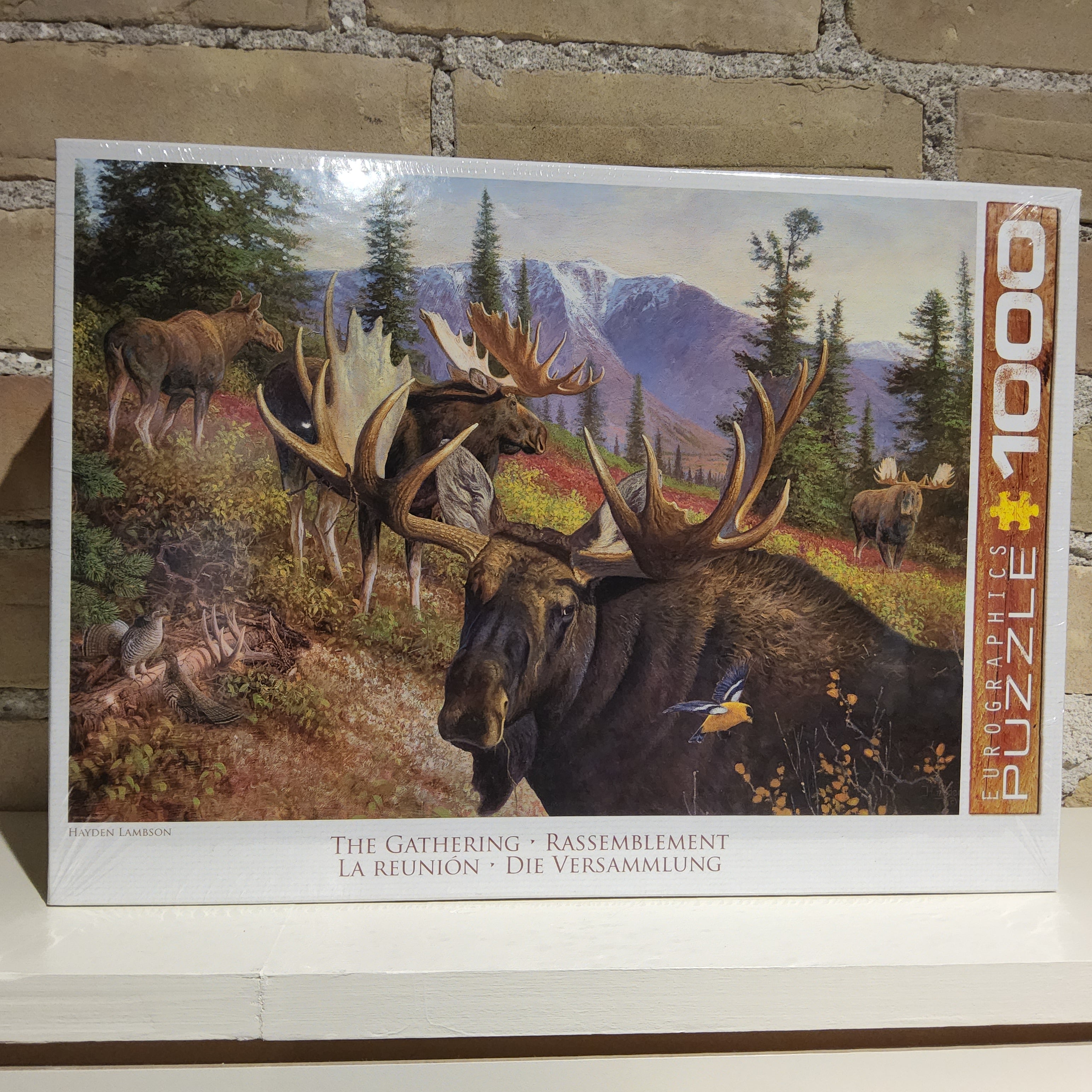Eurographics Puzzle - The Gathering (Moose) - 1000 pieces - 6000-5873