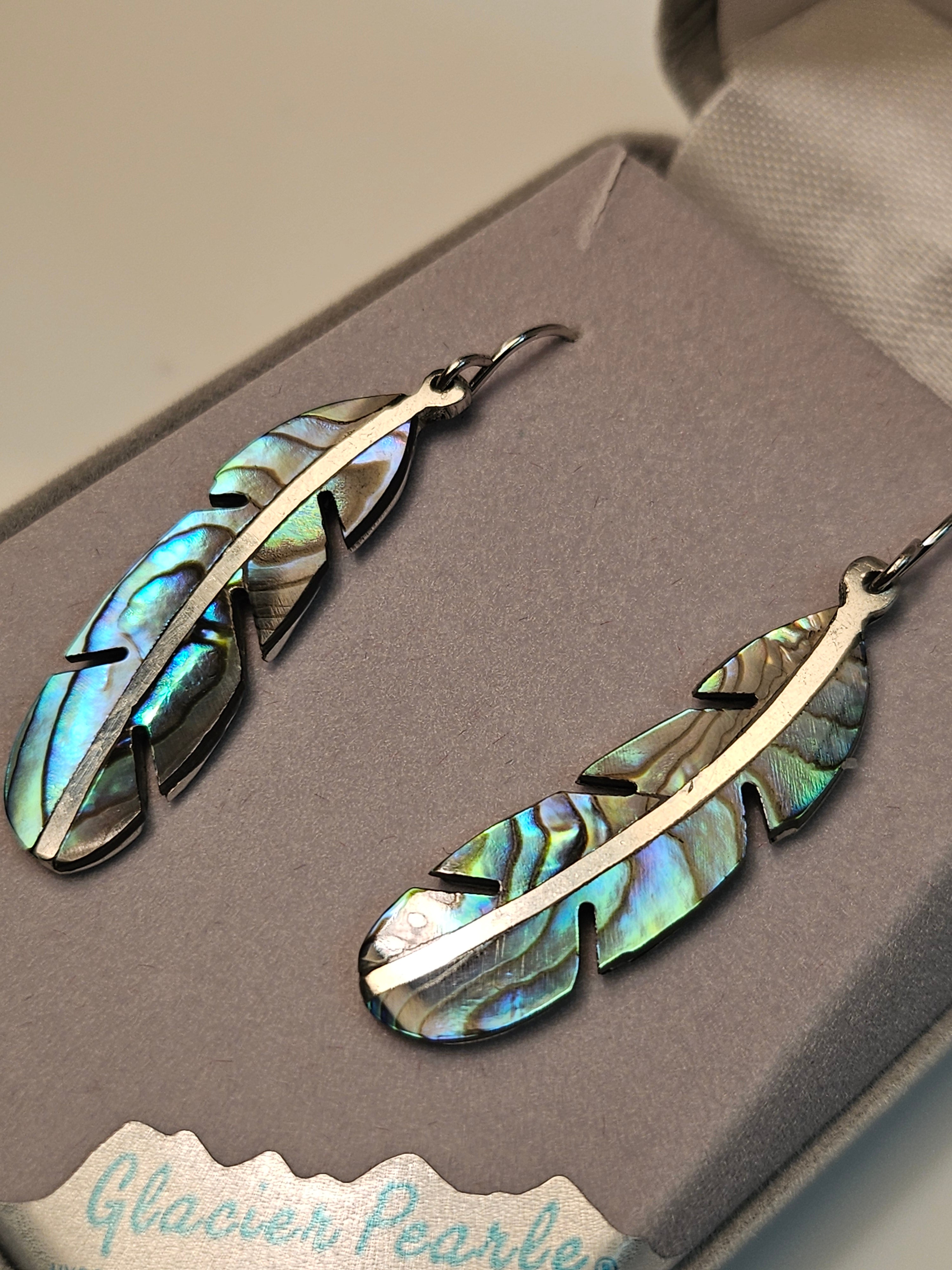 Storrs Earrings - Feathers - Glacier Pearle - 8011063