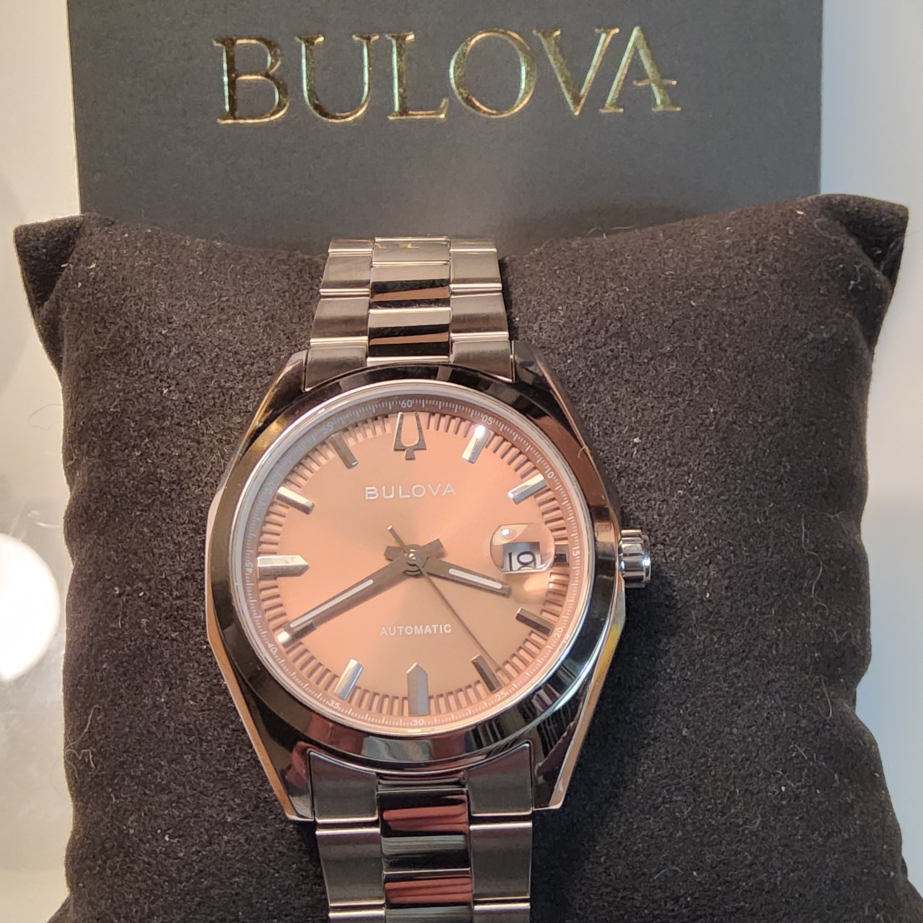 Bulova Automatic Stainless Steel Watch - 96B470 - Surveyor