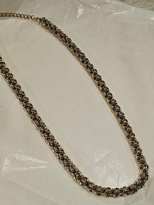 STEELX S/SChain - Gold-plated - 7.5mm Round Multilink - 16" + 2"