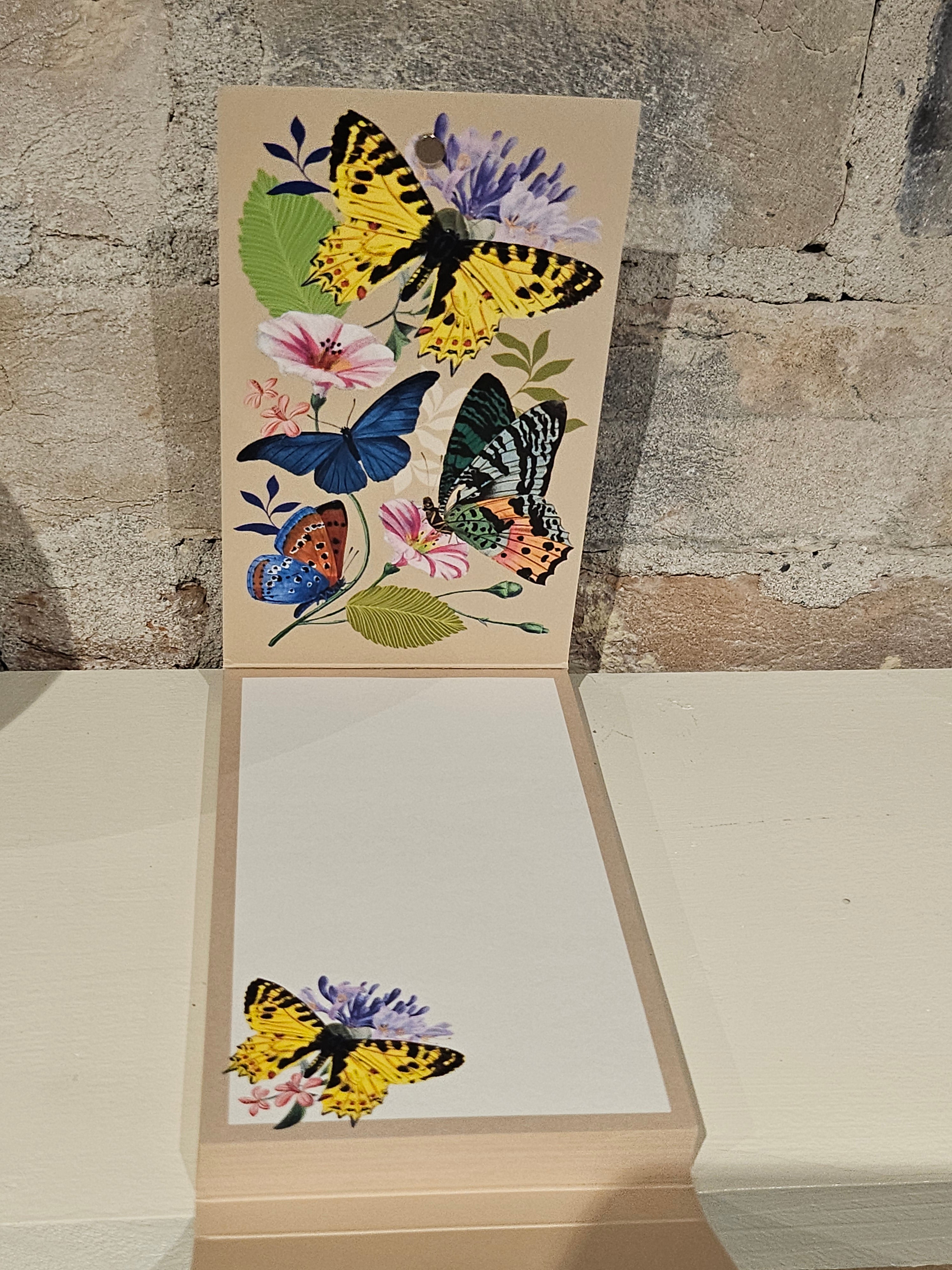 Punch Studio Notepad - Butterfly Design - PU52810