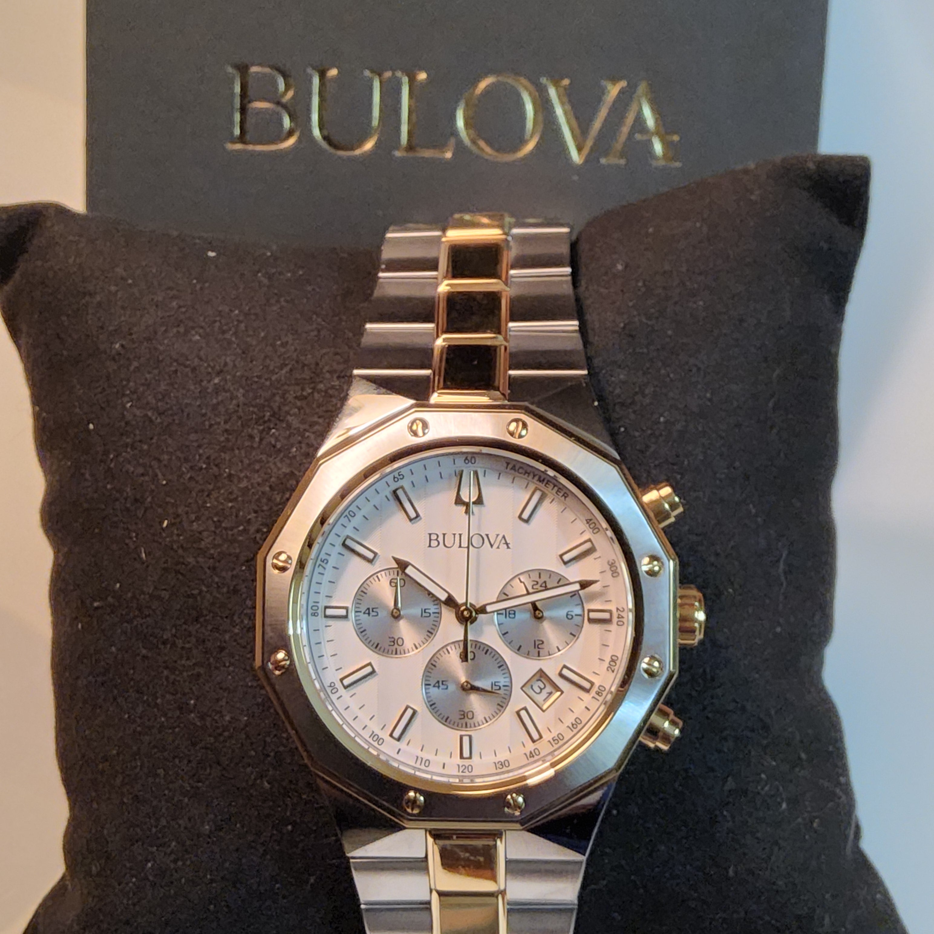 Bulova Stainless Steel Watch - 98B450 - Prestige
