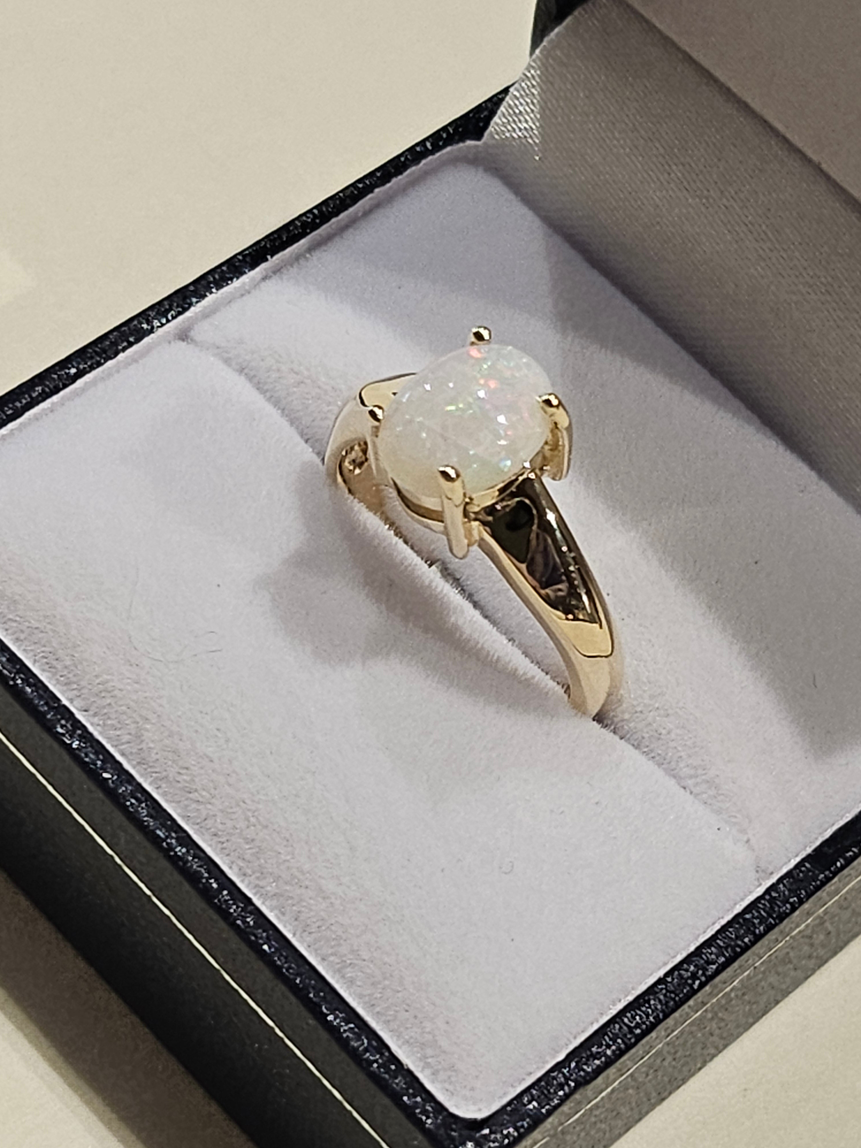 Cabochon Cut Opal Ring - $1134