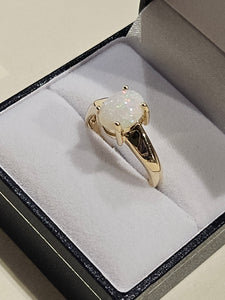 Cabochon Cut Opal Ring - $1134