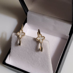Leverback Earrings - Yellow Gold 10Kt - $339