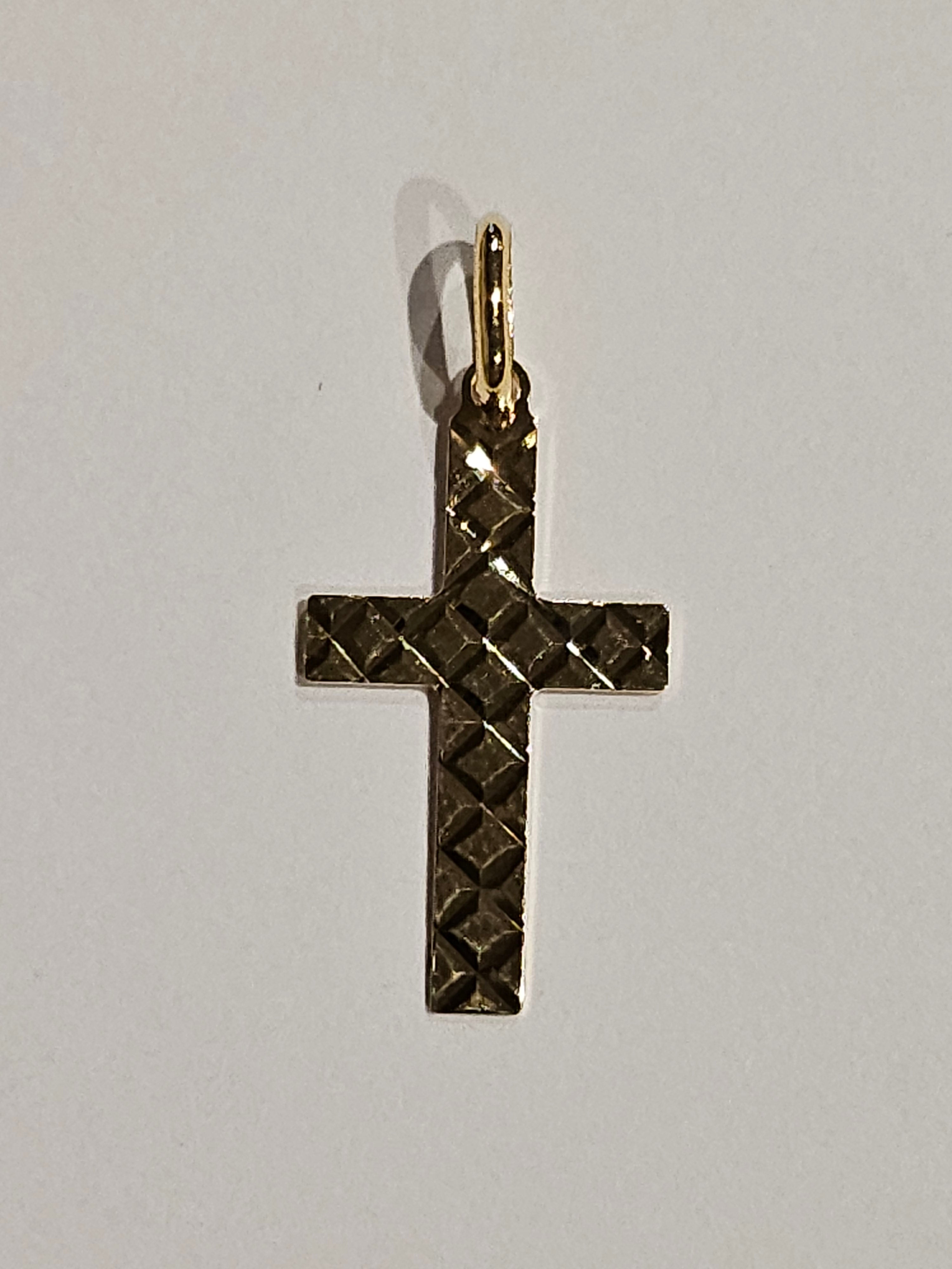 Gold Charm - Cross - 2125