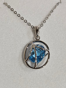 Blue Topaz S/SPendant - PB2629